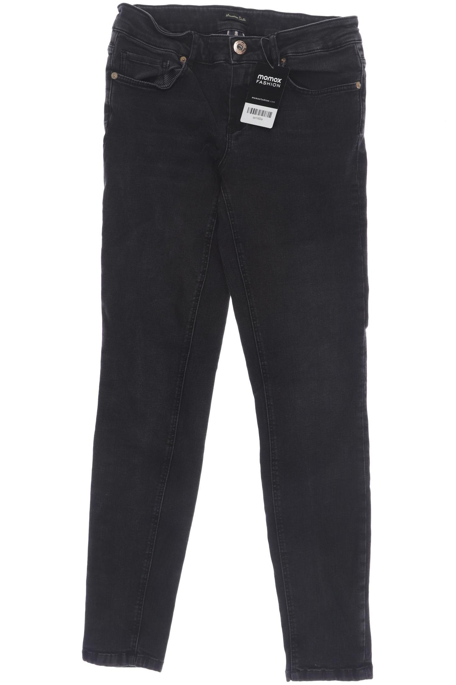 

Massimo Dutti Damen Jeans, schwarz