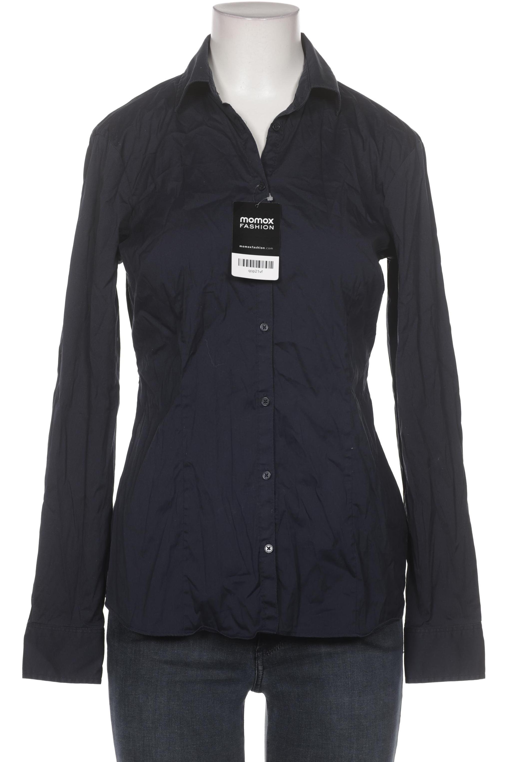 

Massimo Dutti Damen Bluse, marineblau, Gr. 38