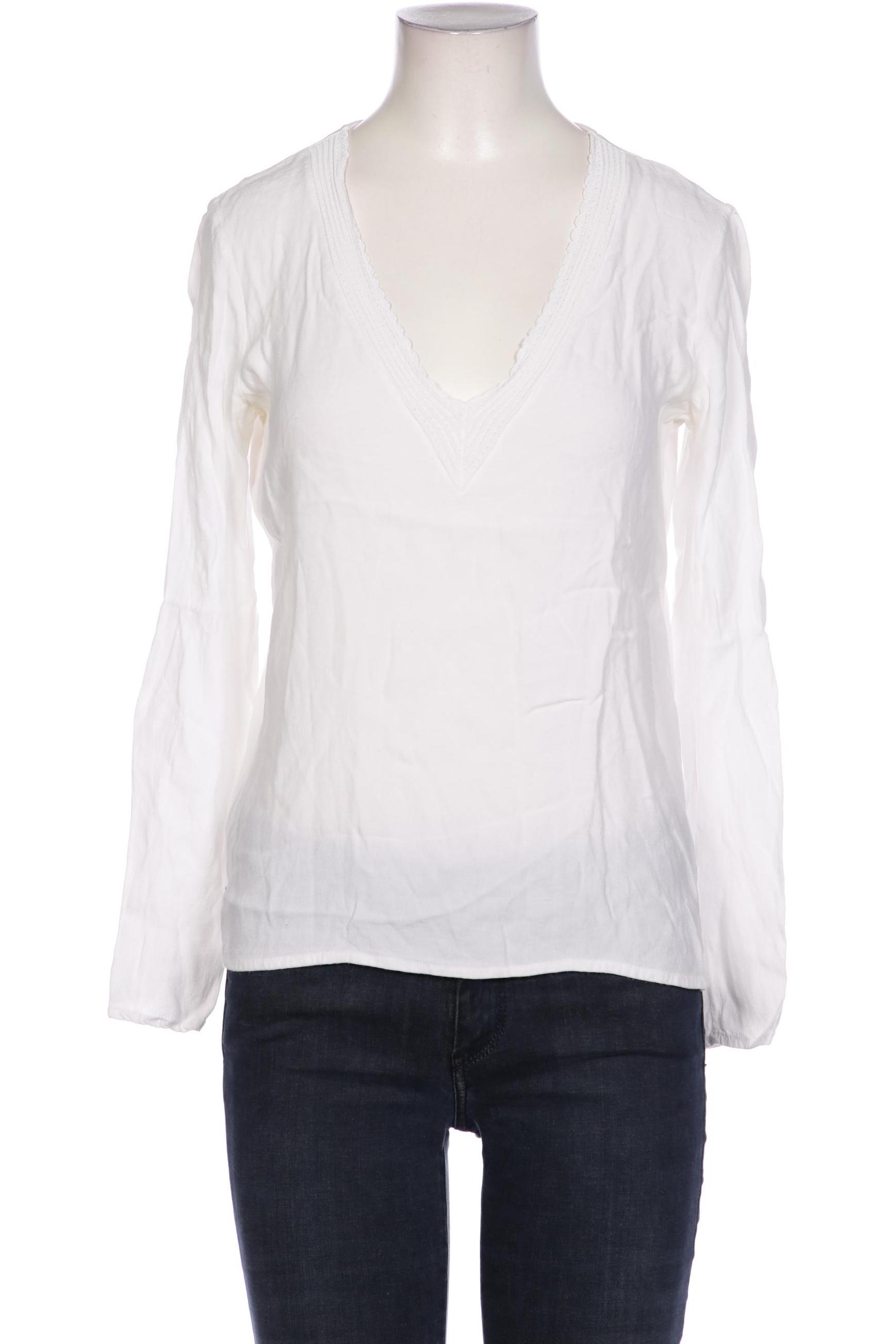 

Massimo Dutti Damen Bluse, weiß, Gr. 36
