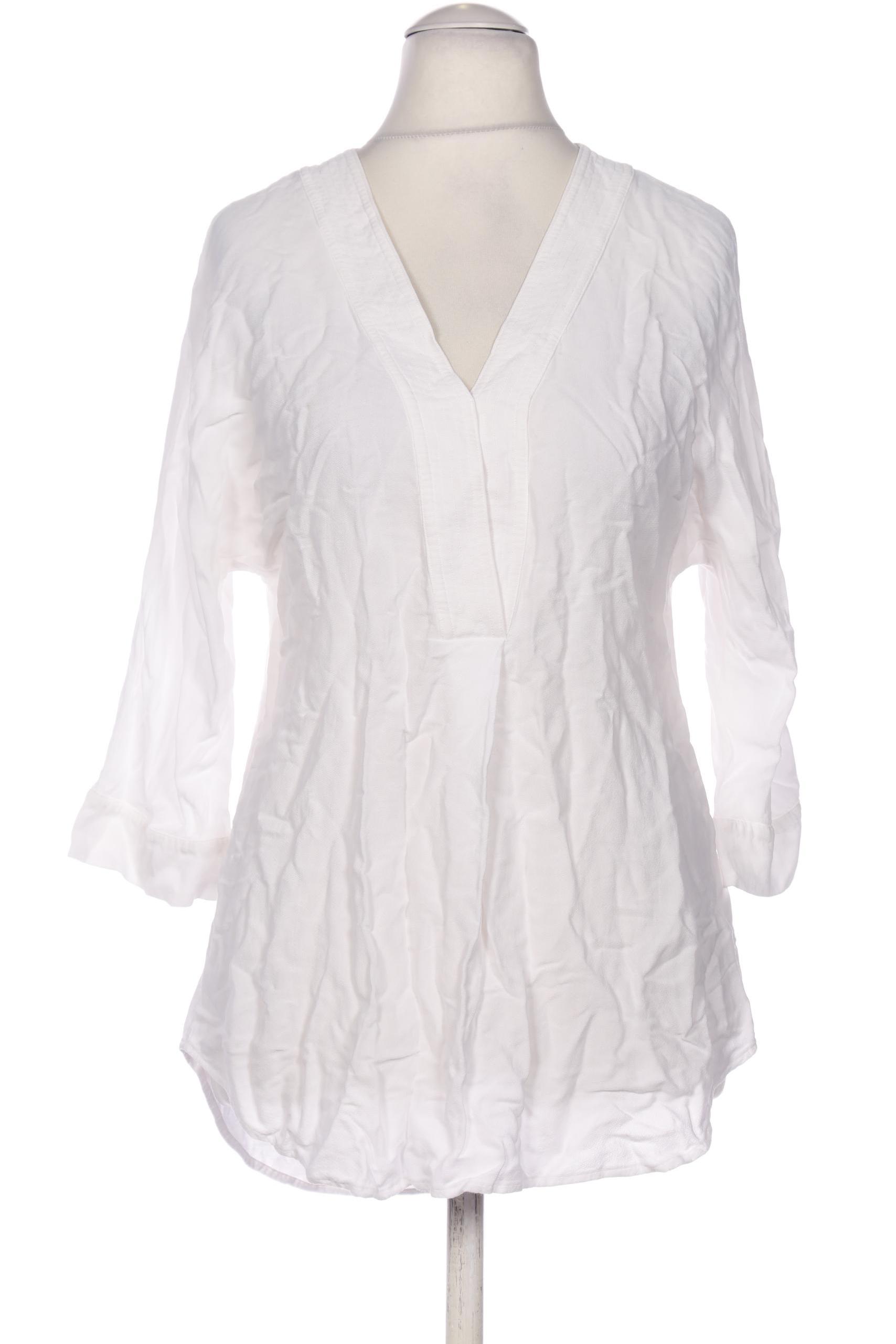 

Massimo Dutti Damen Bluse, weiß, Gr. 36