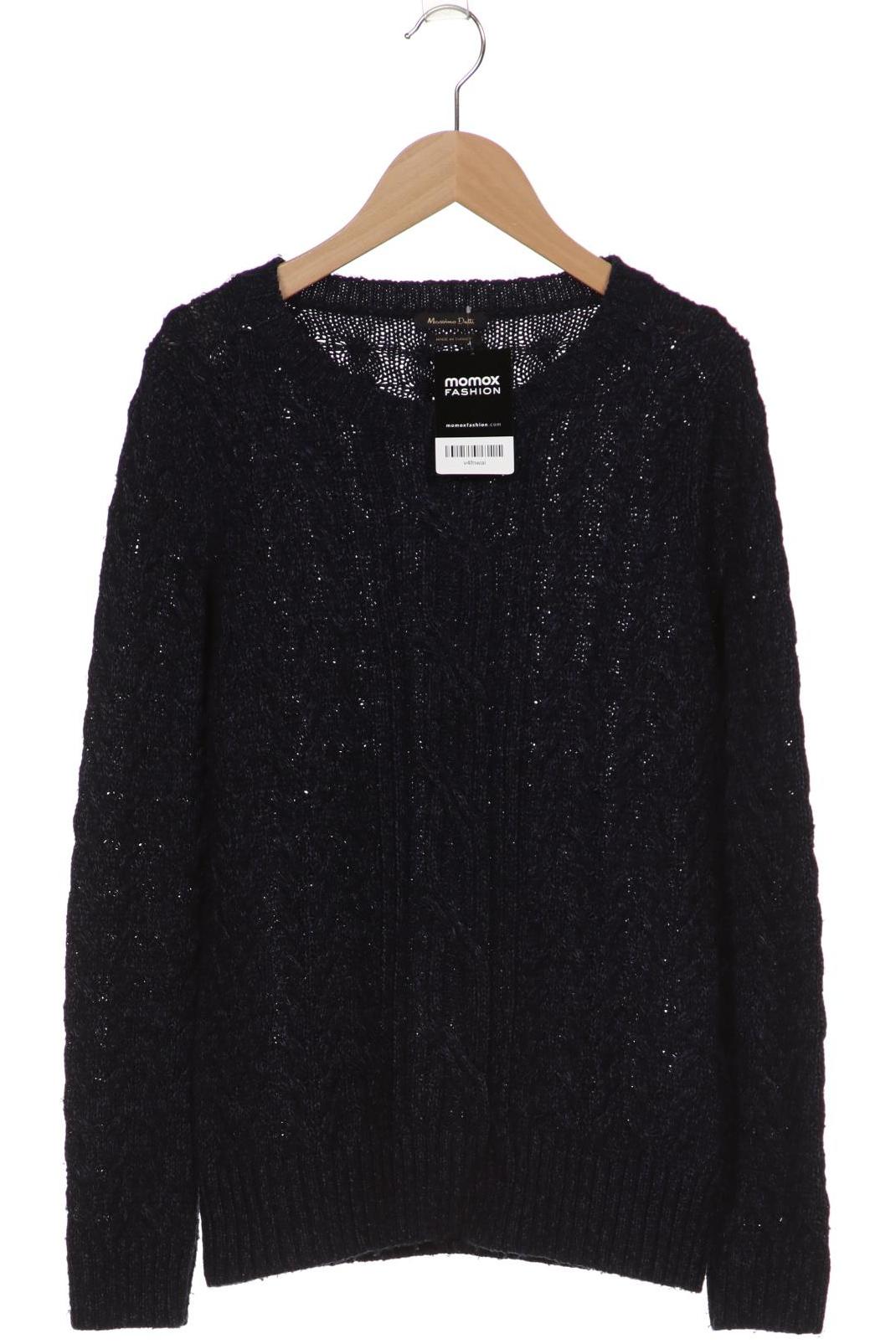 

Massimo Dutti Damen Pullover, marineblau, Gr. 36