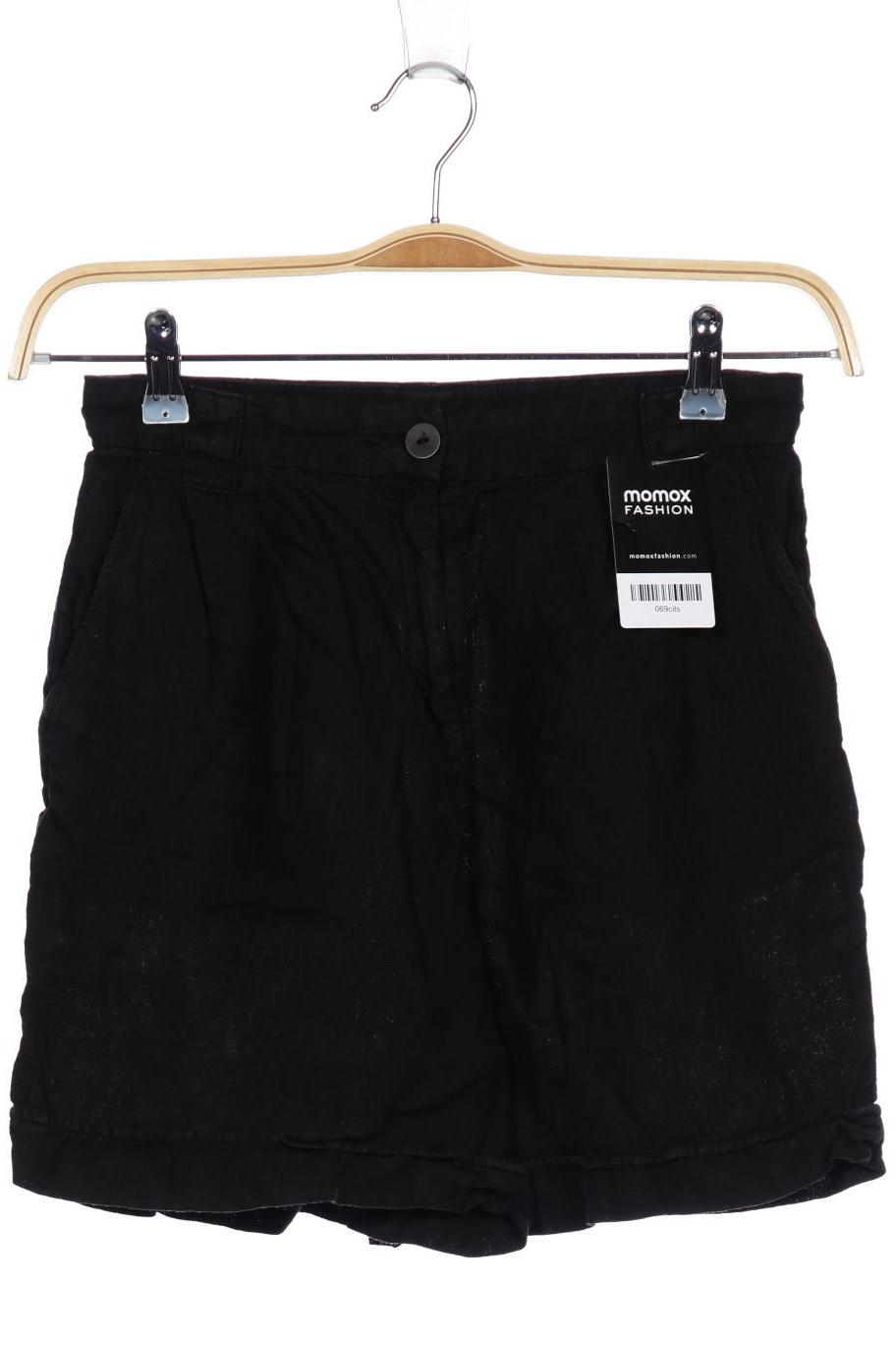 

Massimo Dutti Damen Shorts, schwarz, Gr. 24