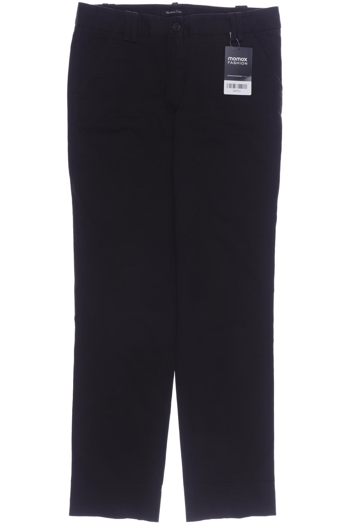 

Massimo Dutti Damen Stoffhose, schwarz, Gr. 26