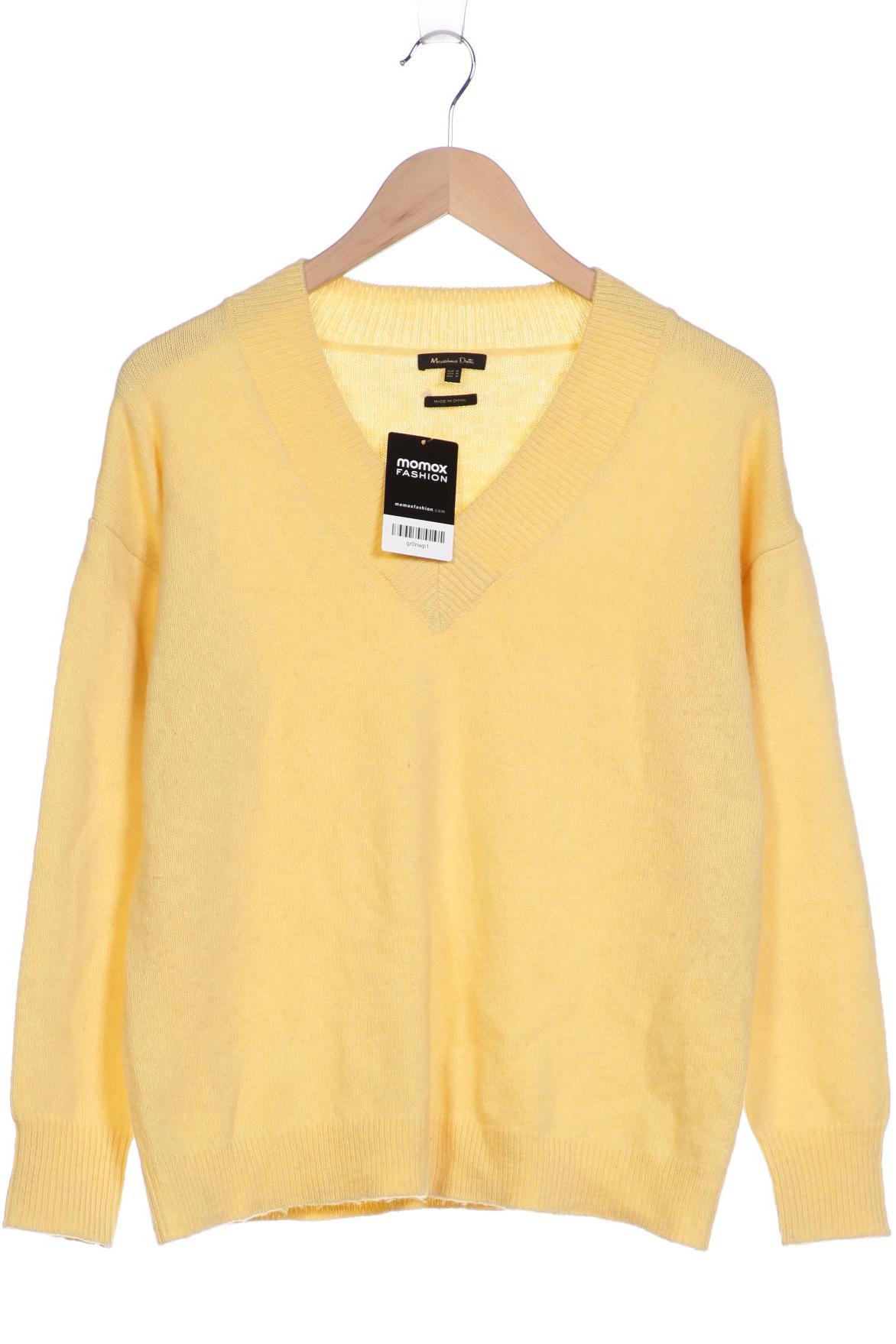 

Massimo Dutti Damen Pullover, gelb, Gr. 38