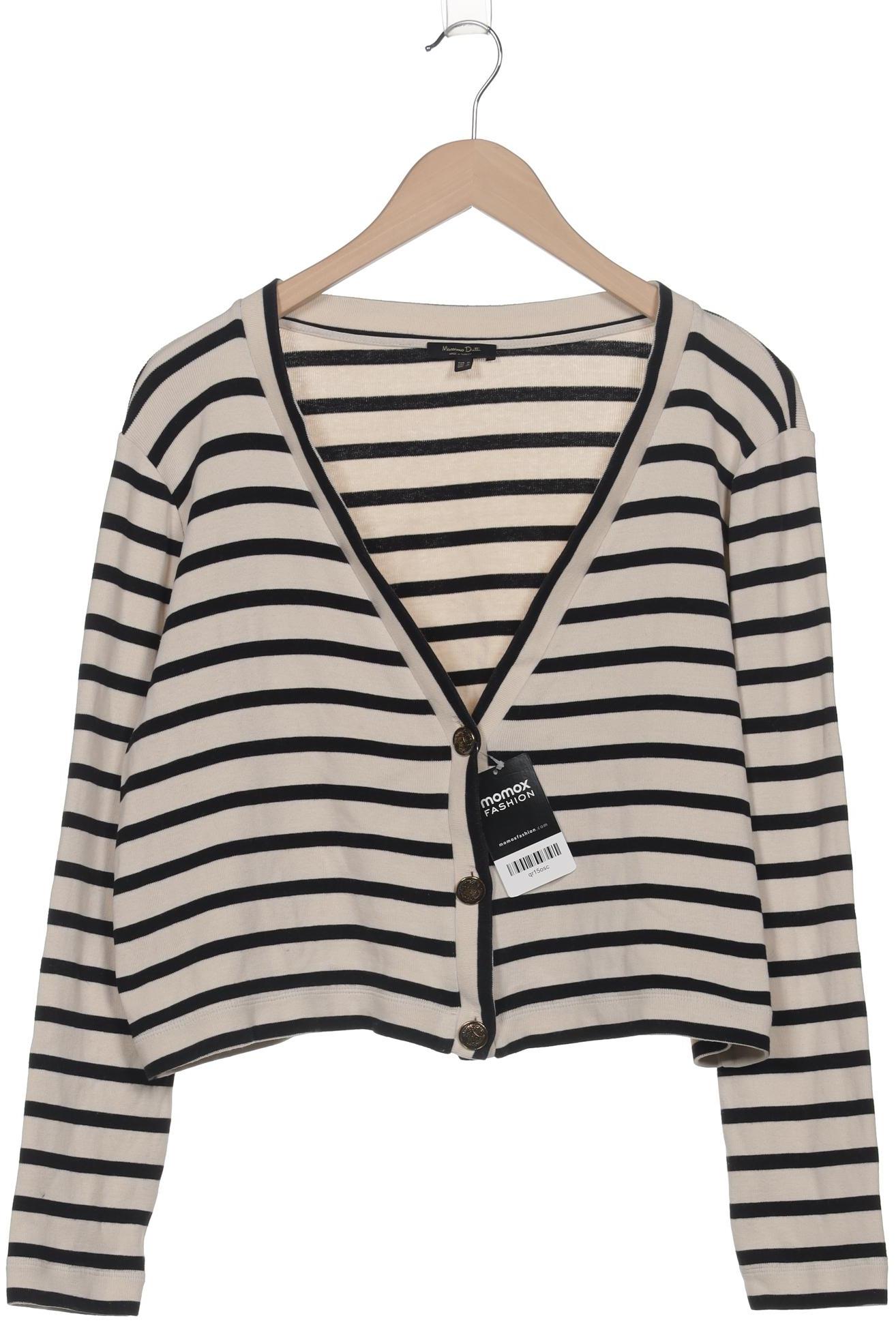 

Massimo Dutti Damen Strickjacke, beige, Gr. 44