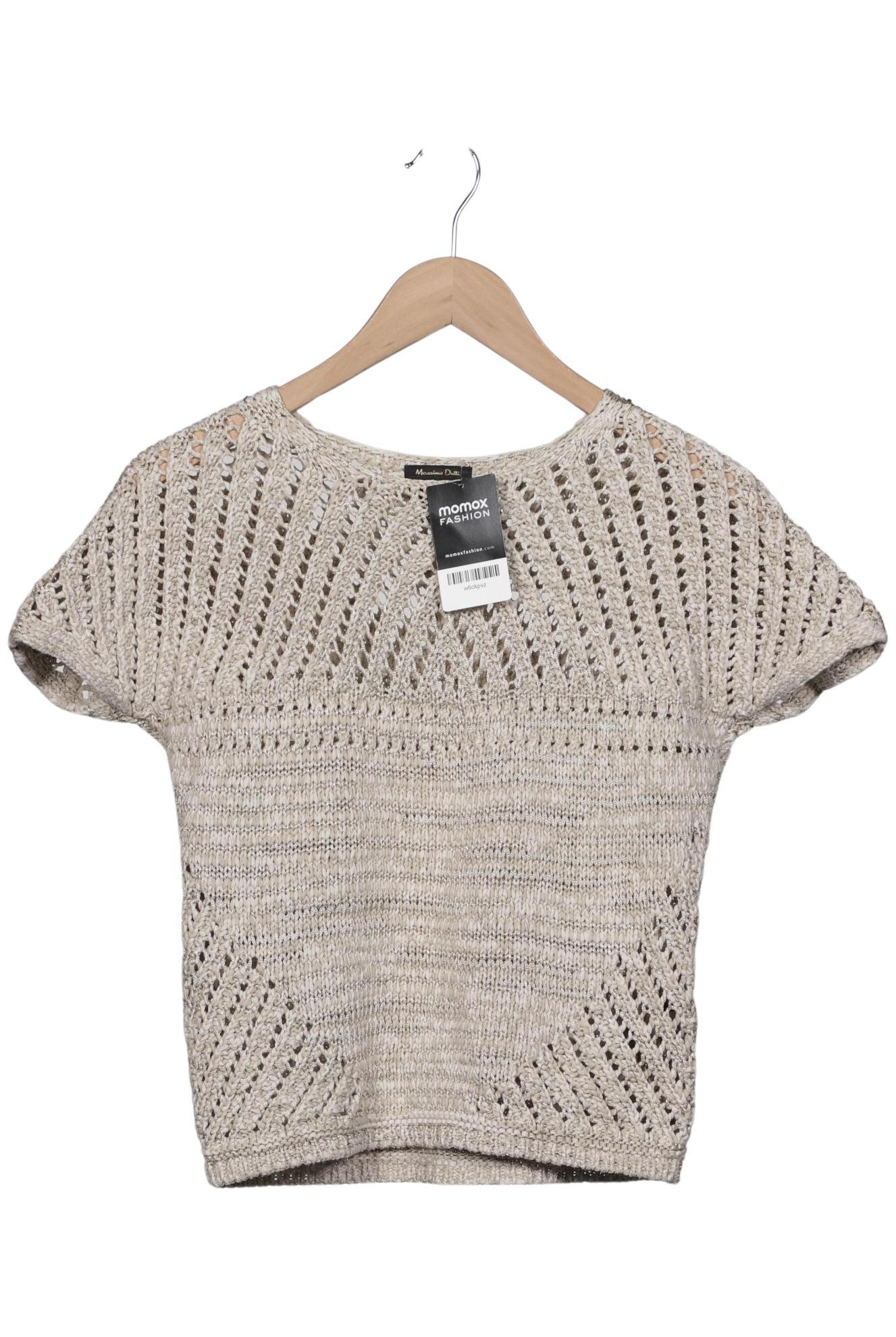 

Massimo Dutti Damen Pullover, beige, Gr. 36