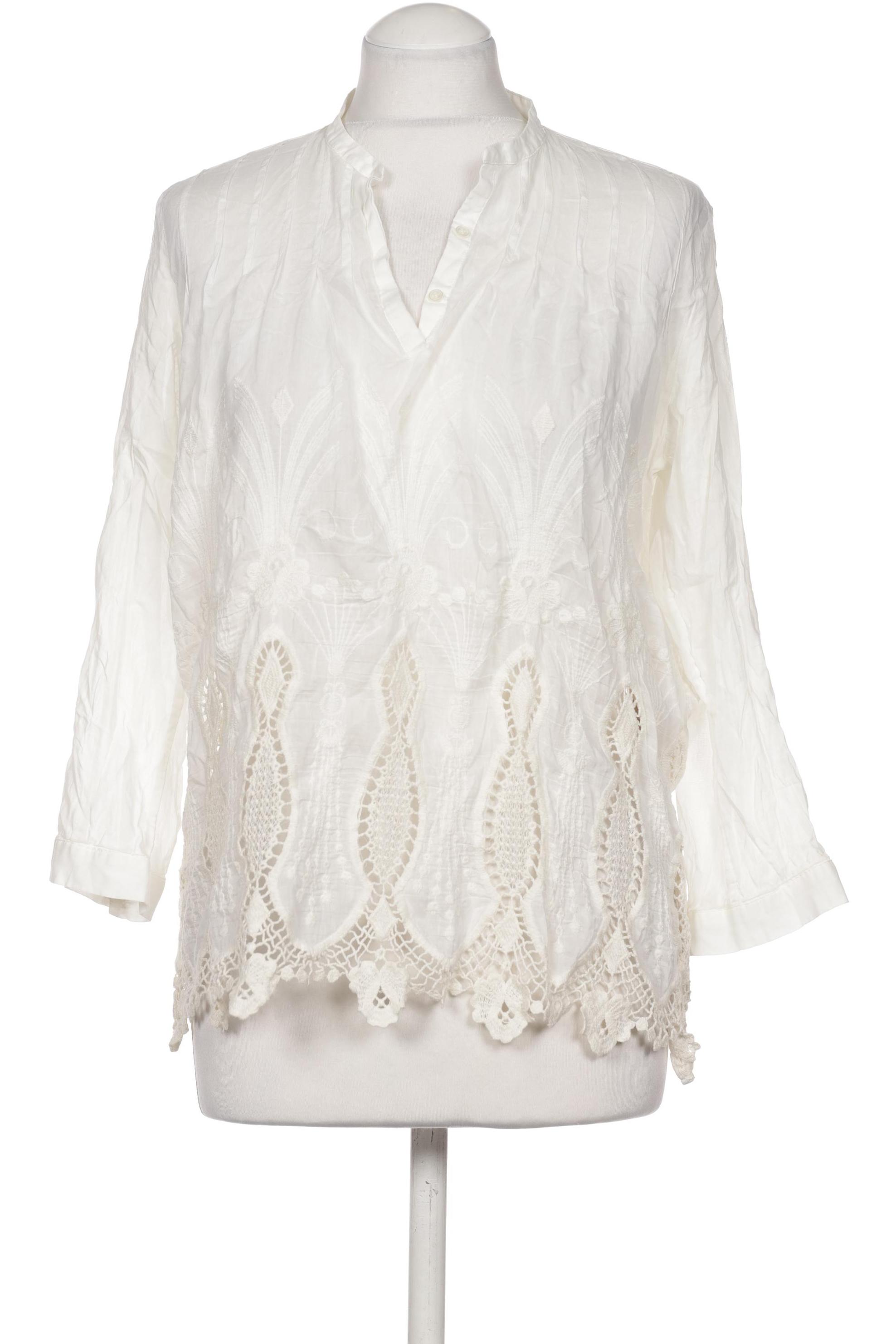 

Massimo Dutti Damen Bluse, cremeweiß, Gr. 36