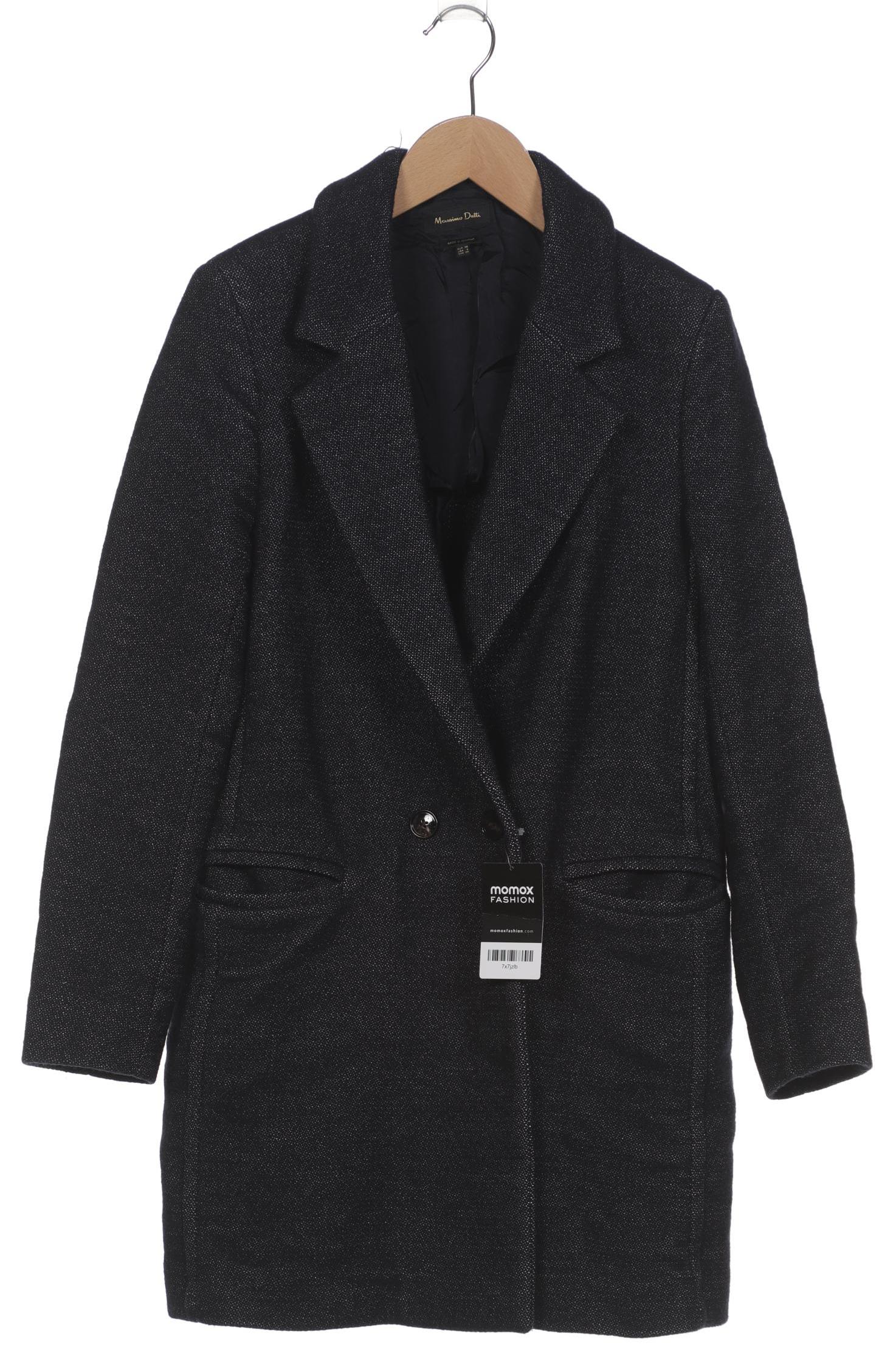 

Massimo Dutti Damen Mantel, marineblau, Gr. 38