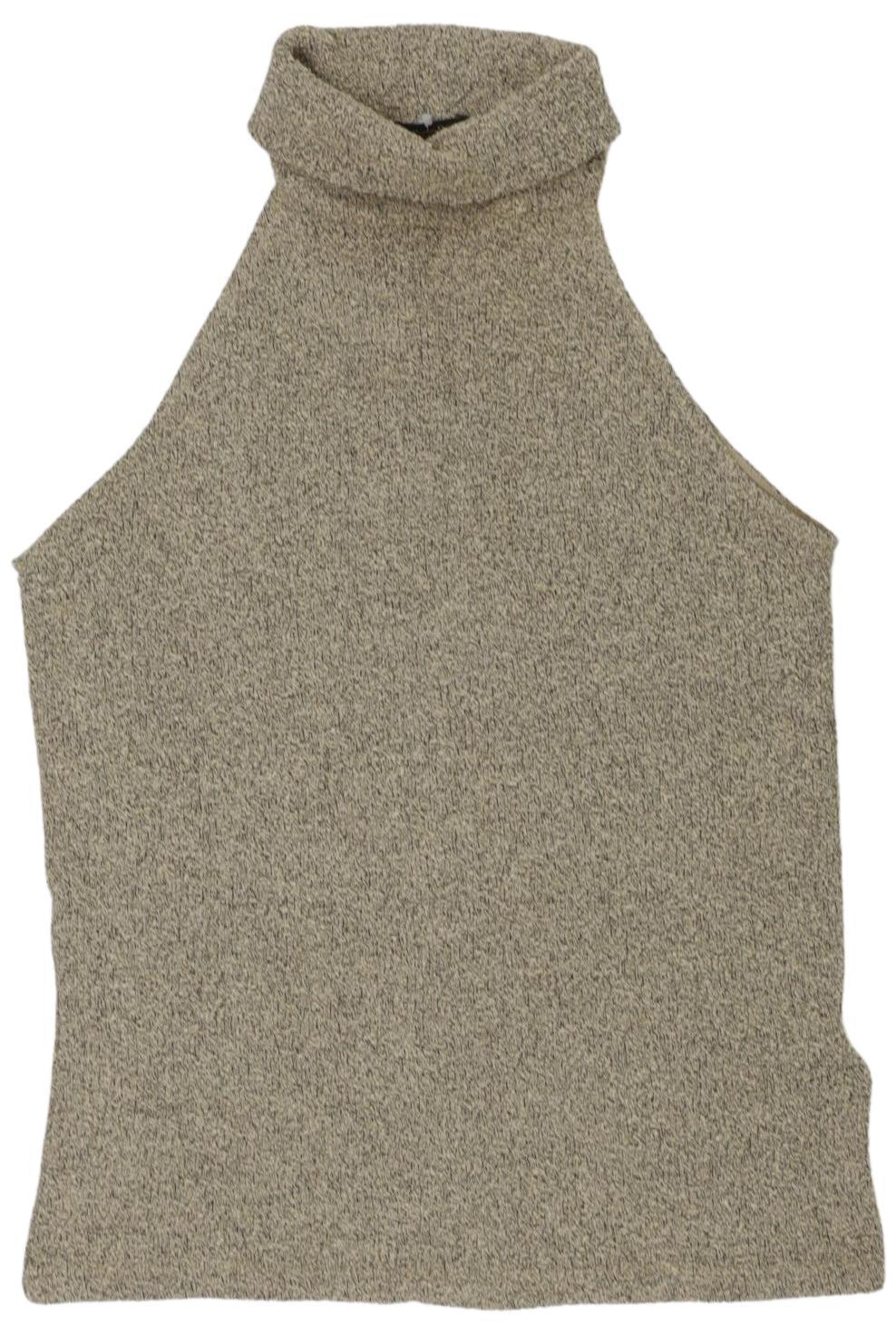 

Massimo Dutti Damen Top, beige, Gr. 38