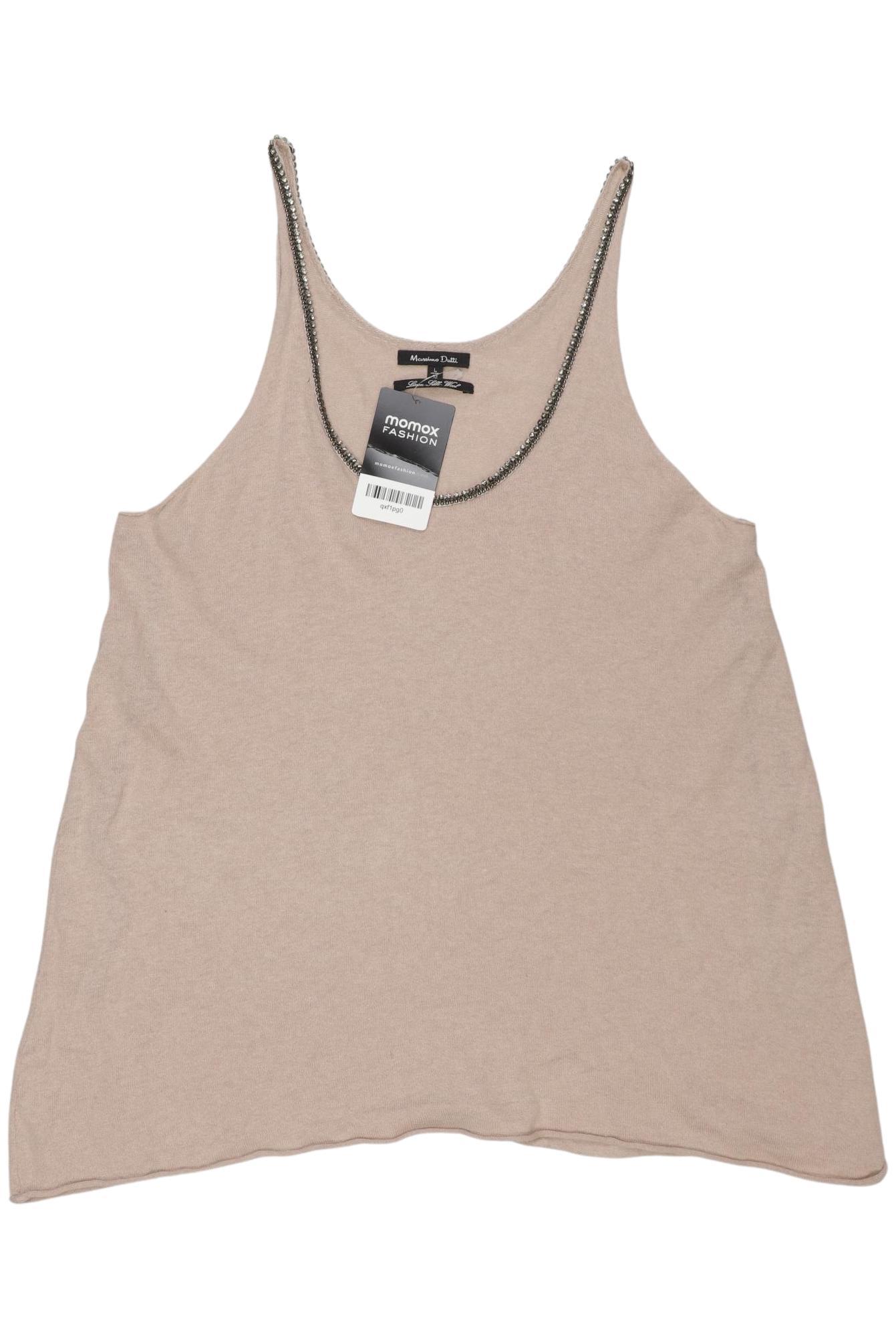 

Massimo Dutti Damen Top, beige, Gr. 42