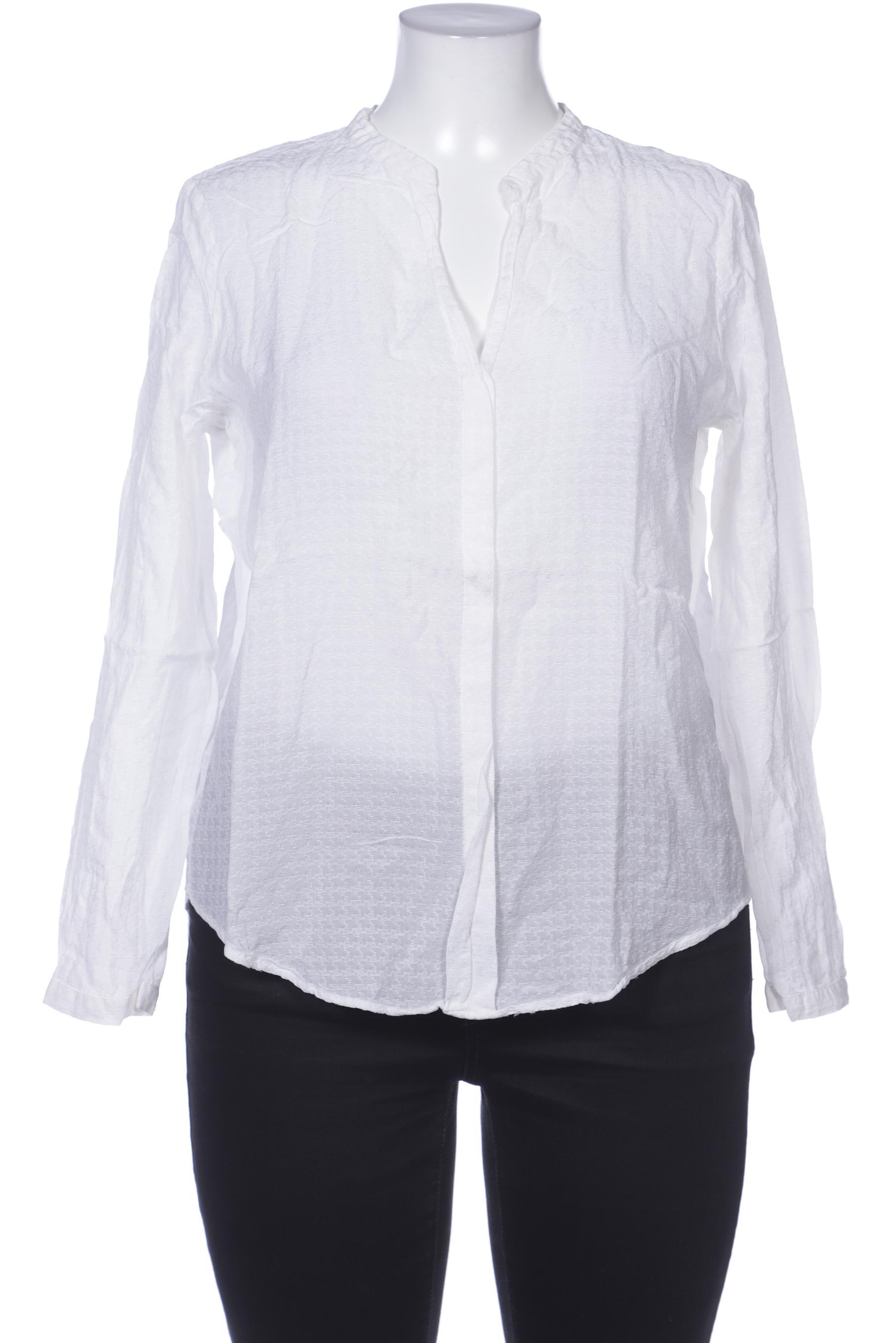 

Massimo Dutti Damen Bluse, weiß, Gr. 44