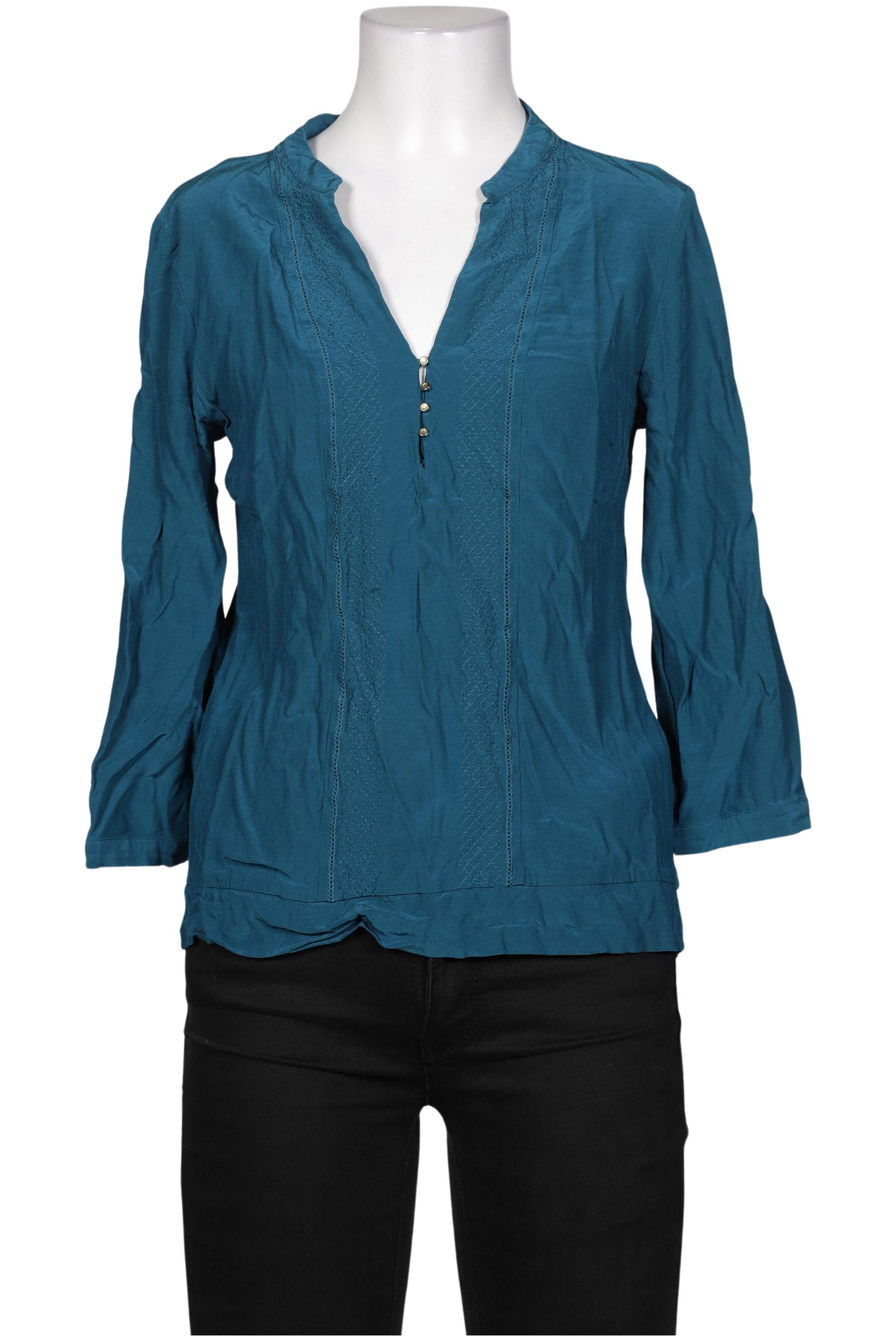 

Massimo Dutti Damen Bluse, türkis, Gr. 38