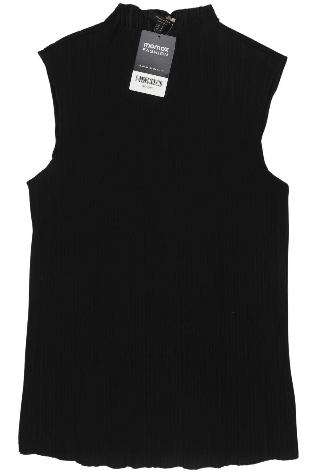 

Massimo Dutti Damen Top, schwarz, Gr. 36