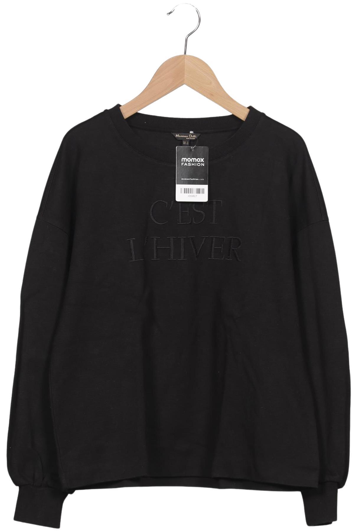 

Massimo Dutti Damen Sweatshirt, schwarz, Gr. 36