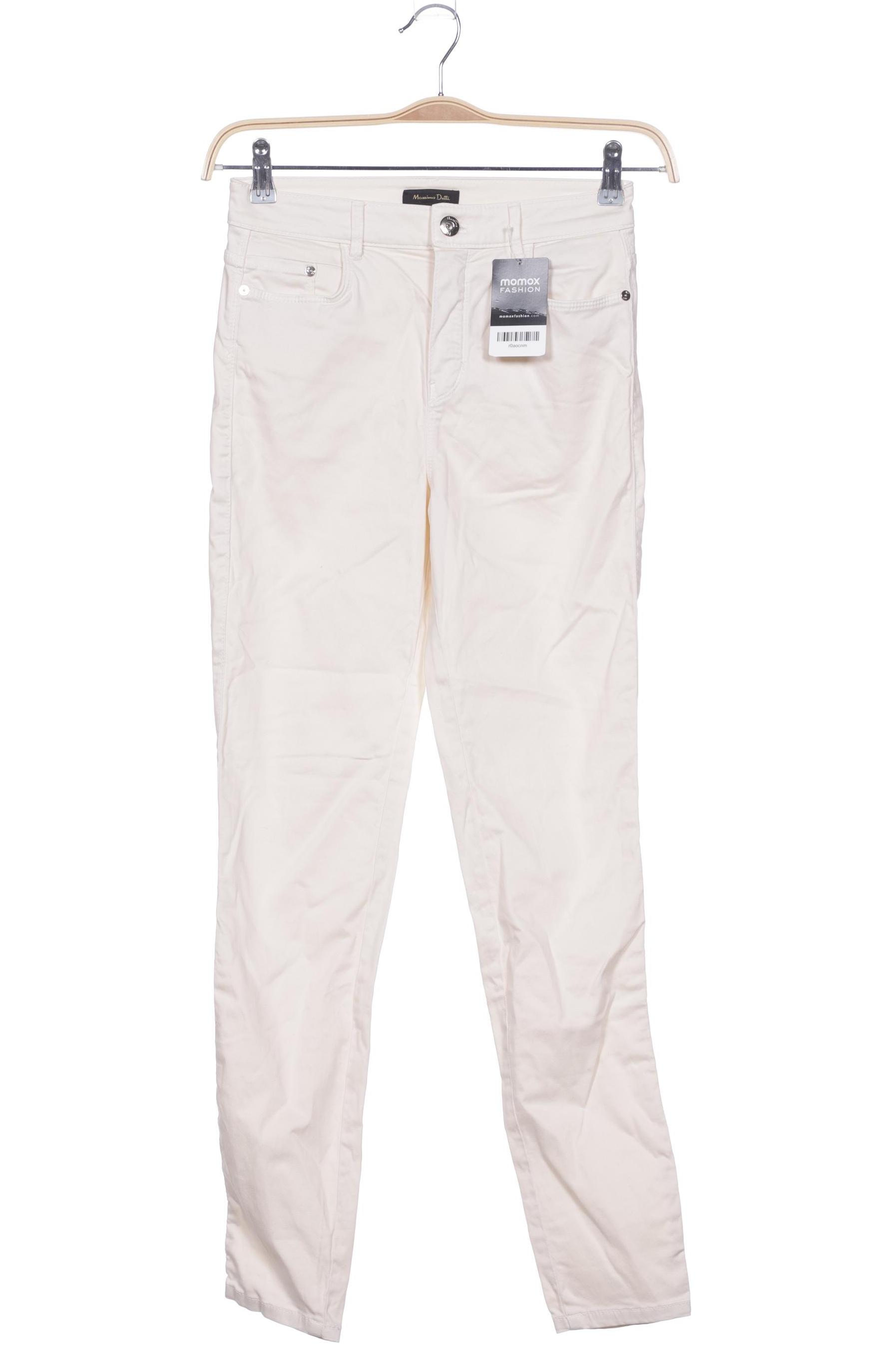 

Massimo Dutti Damen Stoffhose, cremeweiß, Gr. 36