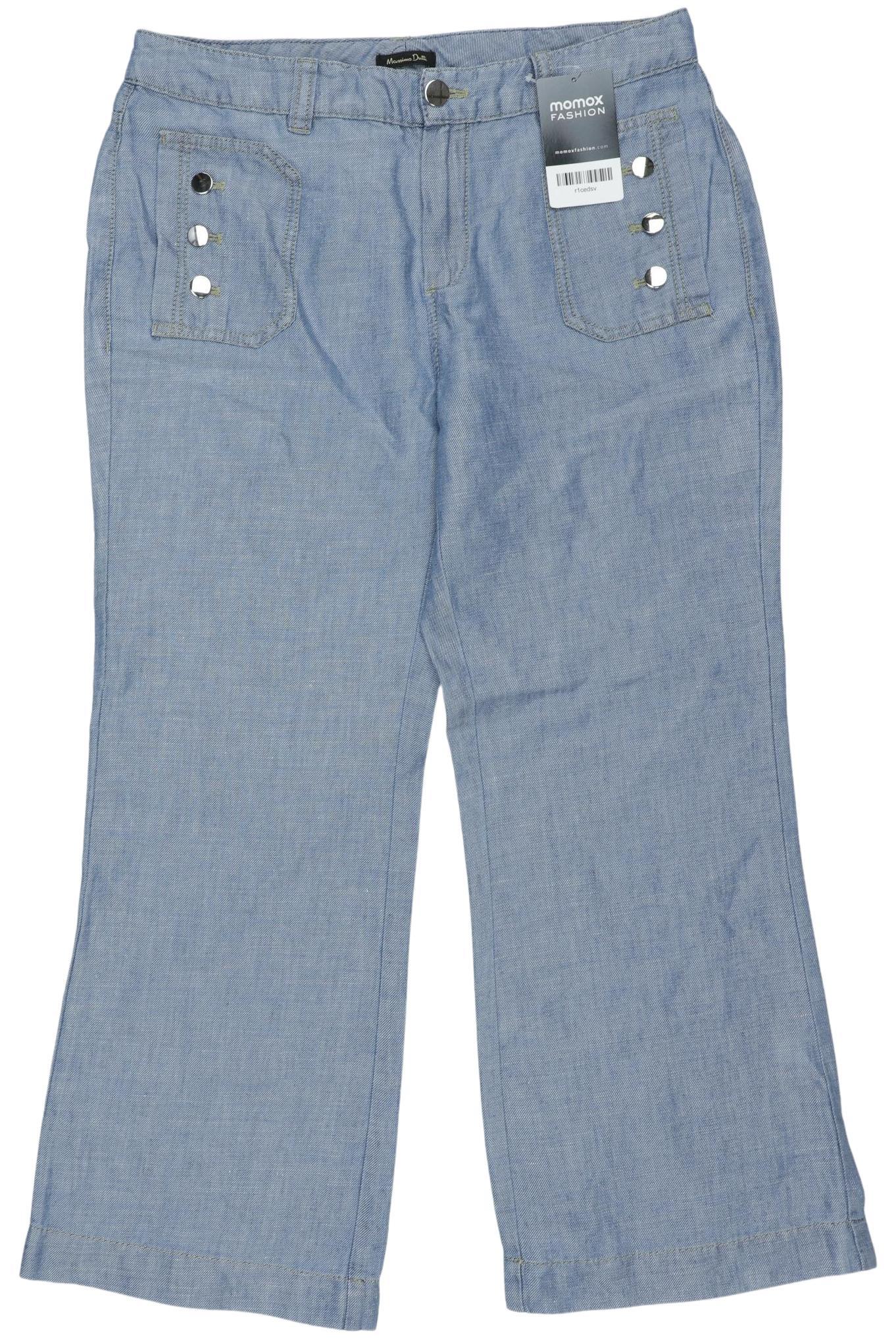 

Massimo Dutti Damen Stoffhose, hellblau, Gr. 36