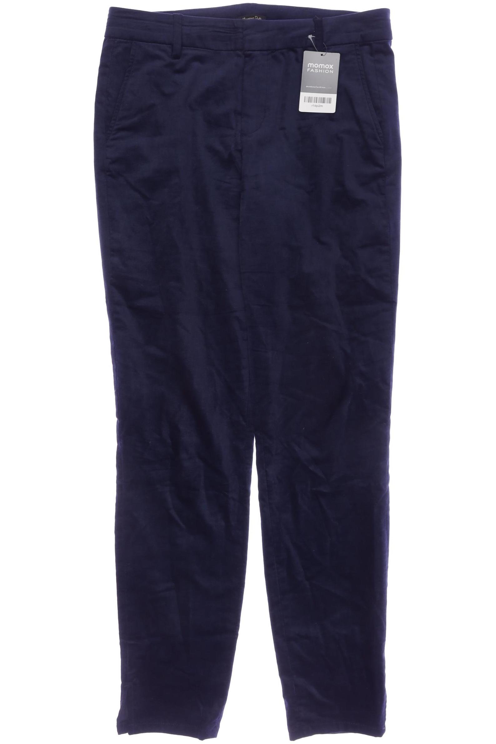 

Massimo Dutti Damen Stoffhose, marineblau, Gr. 38