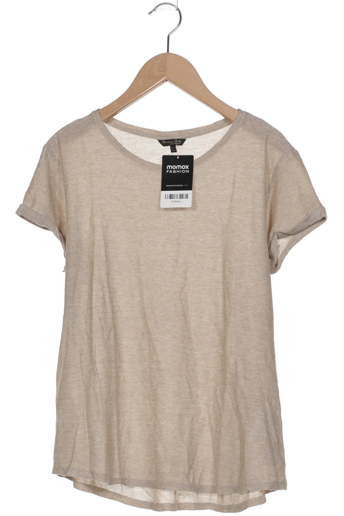 

Massimo Dutti Damen T-Shirt, beige, Gr. 36