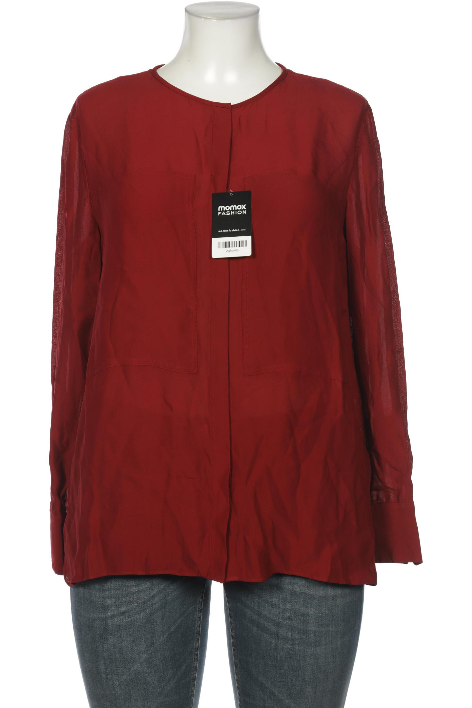 

Massimo Dutti Damen Bluse, bordeaux, Gr. 44