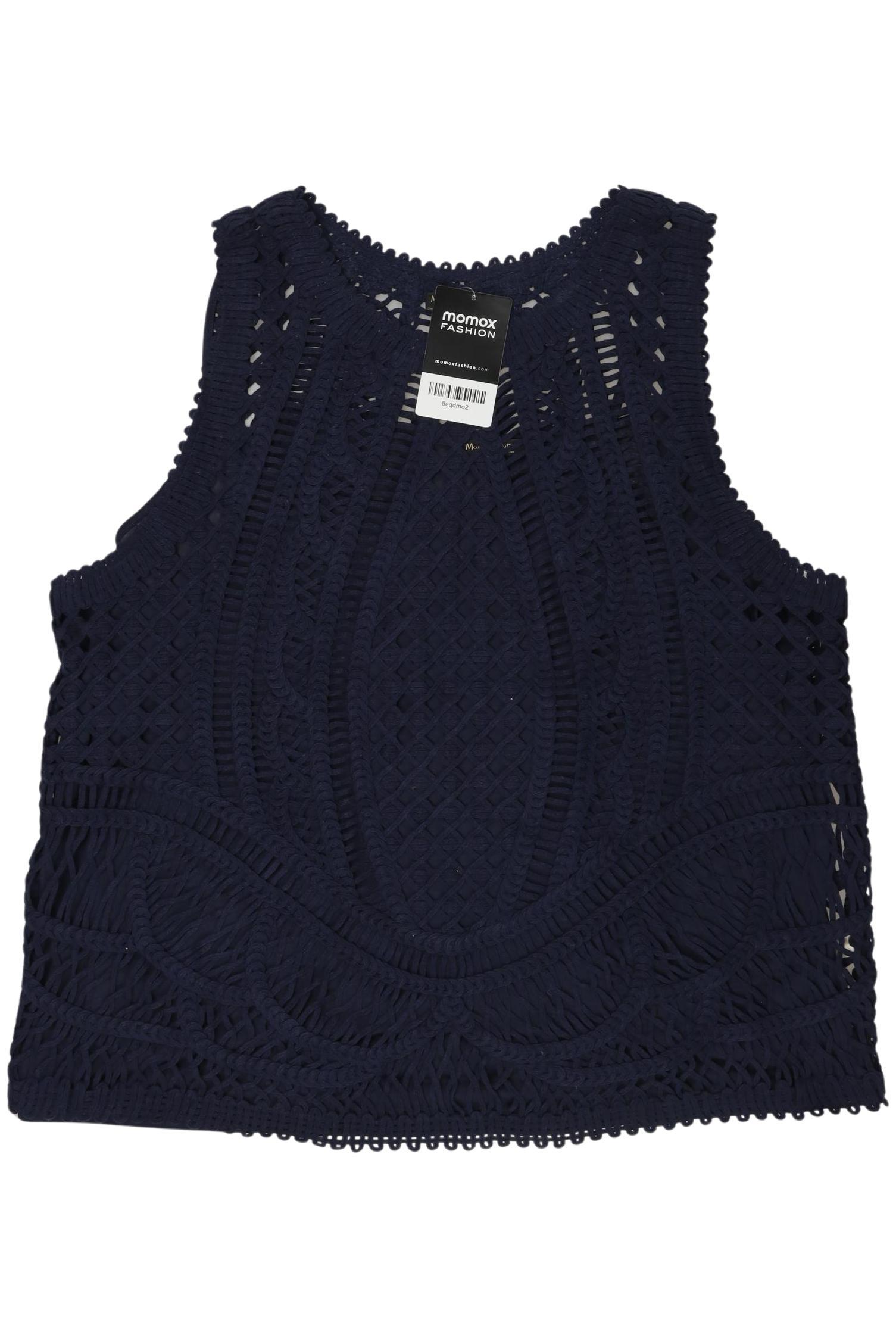 

Massimo Dutti Damen Top, marineblau, Gr. 44