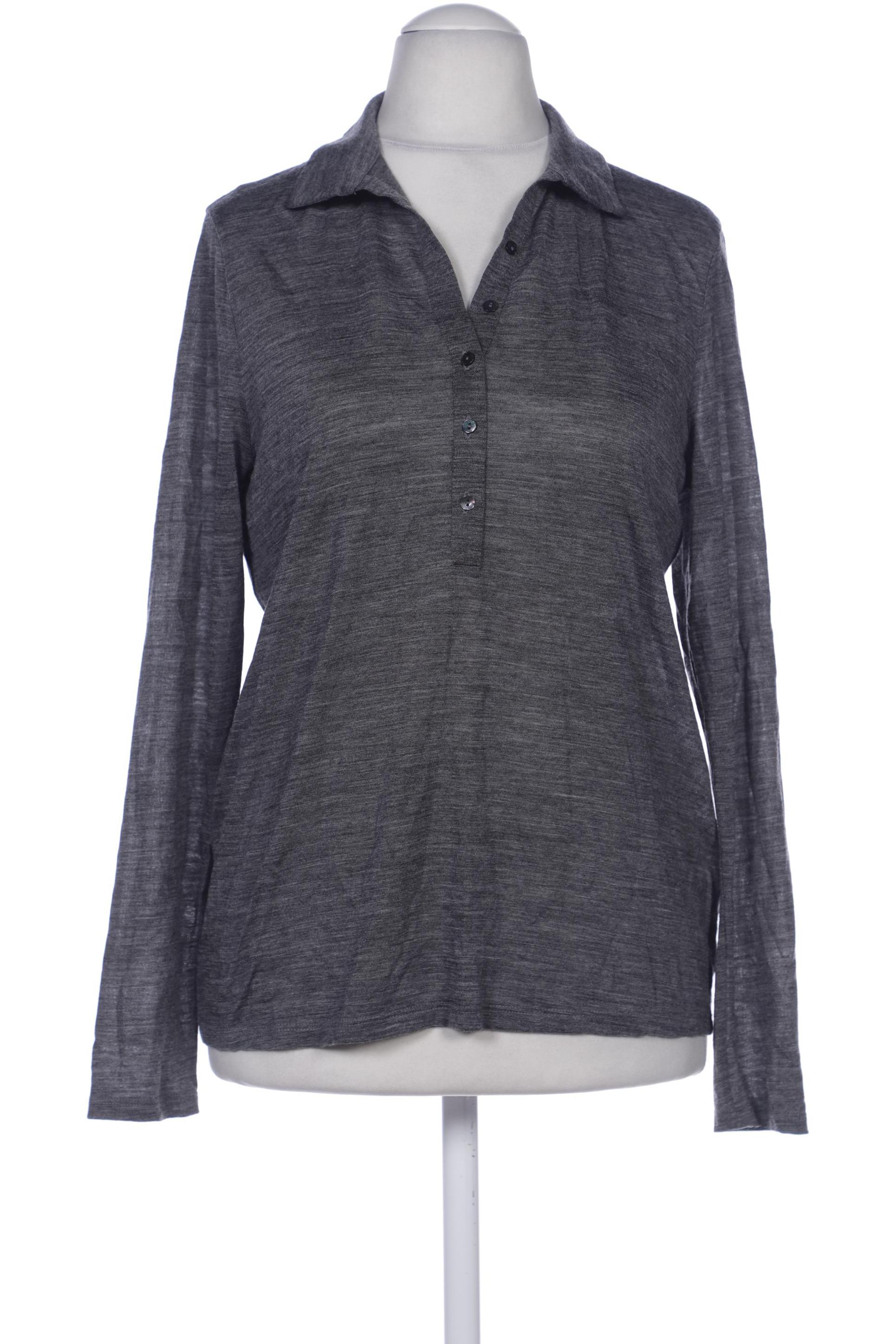 

Massimo Dutti Damen Poloshirt, grau, Gr. 36