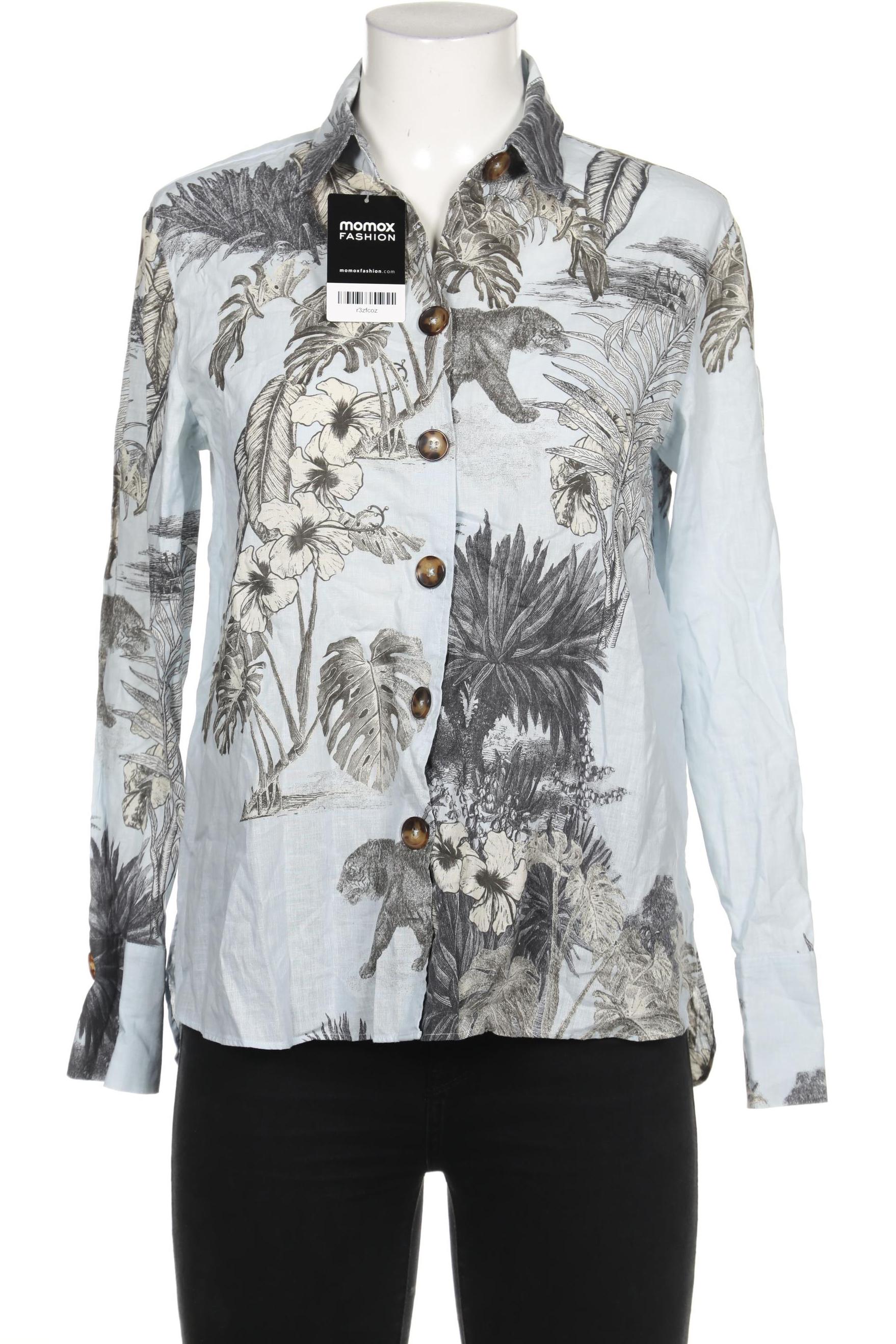 

Massimo Dutti Damen Bluse, hellblau