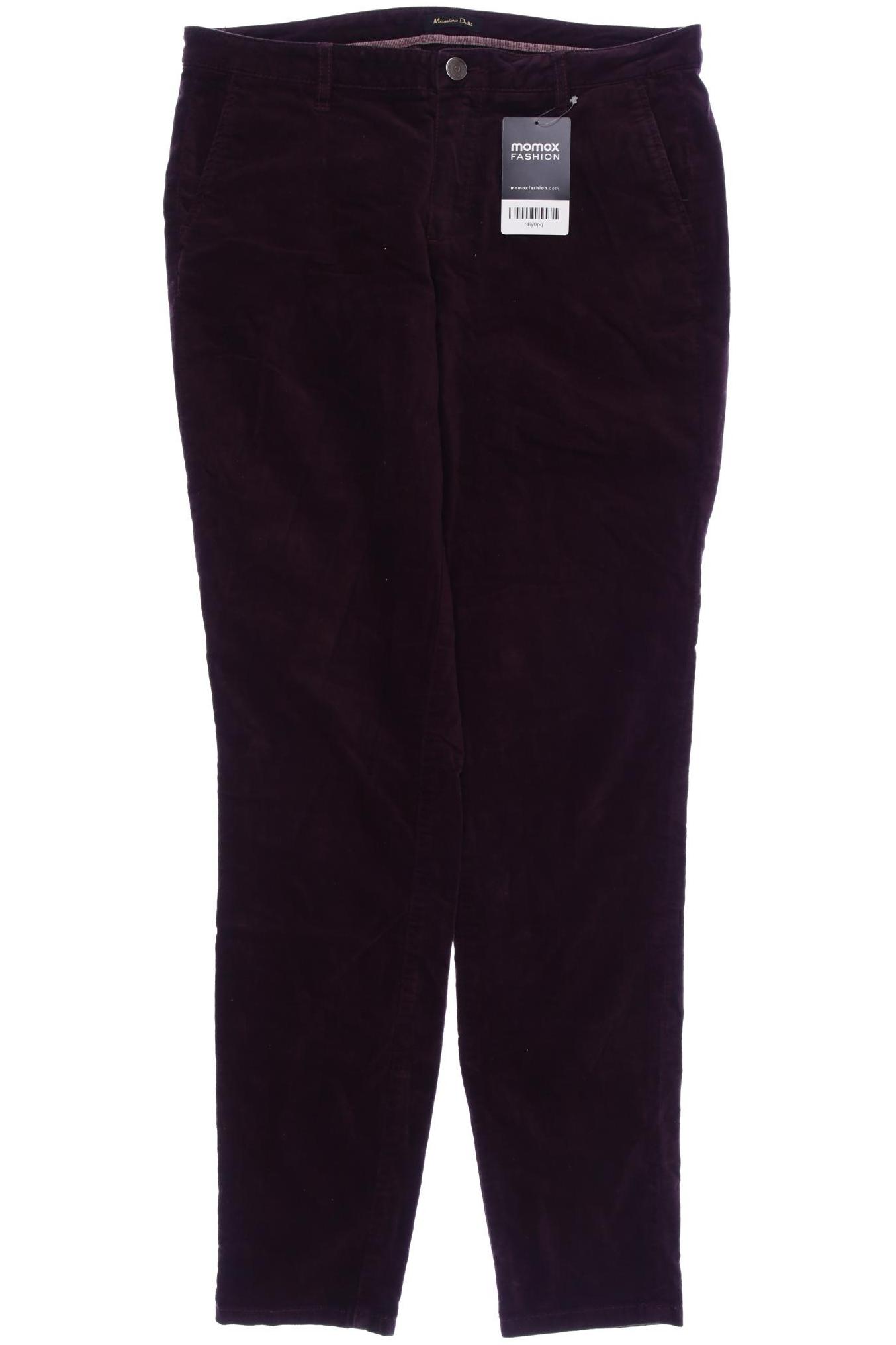 

Massimo Dutti Damen Stoffhose, bordeaux, Gr. 36