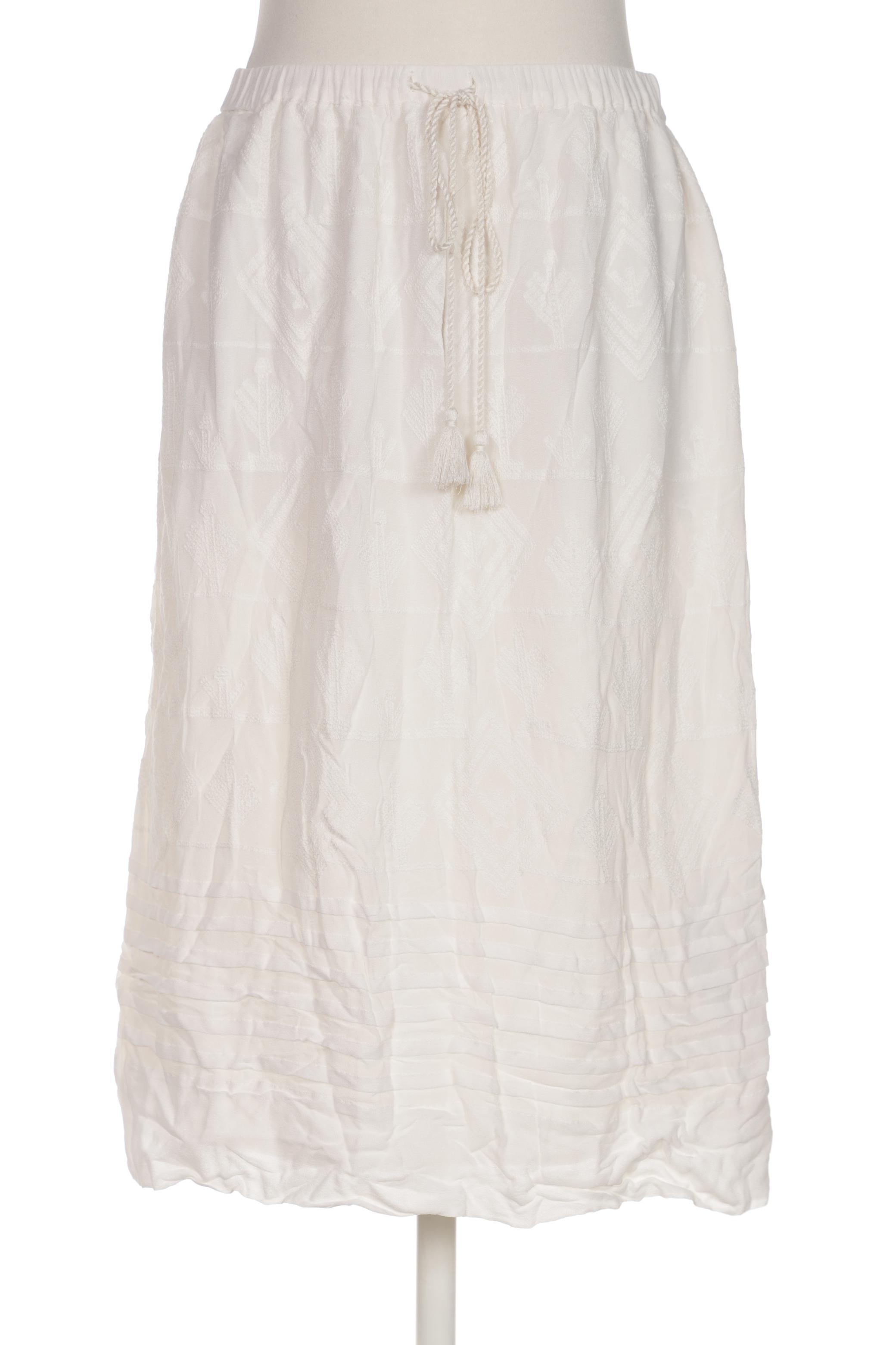 

Massimo Dutti Damen Rock, cremeweiß