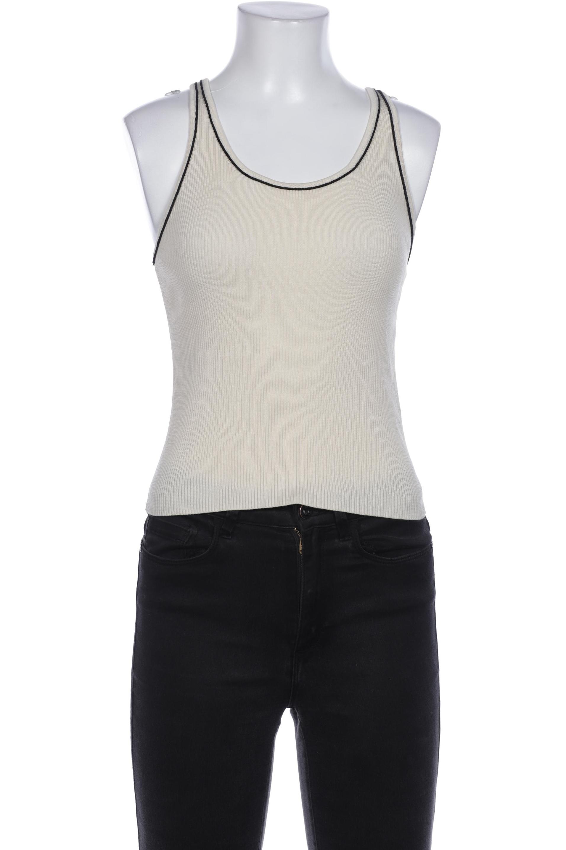 

Massimo Dutti Damen Top, cremeweiß, Gr. 34