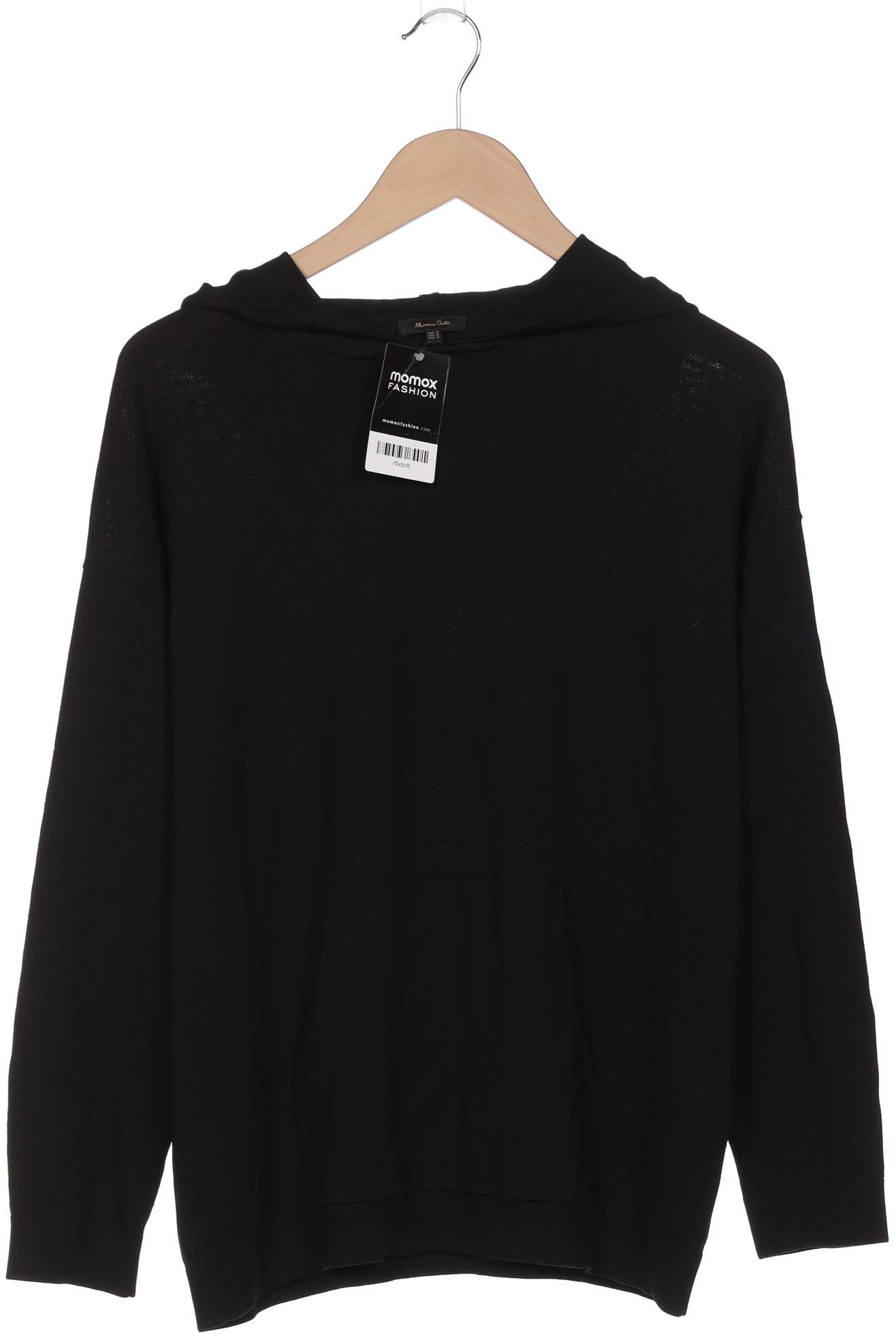 

Massimo Dutti Damen Kapuzenpullover, schwarz, Gr. 38