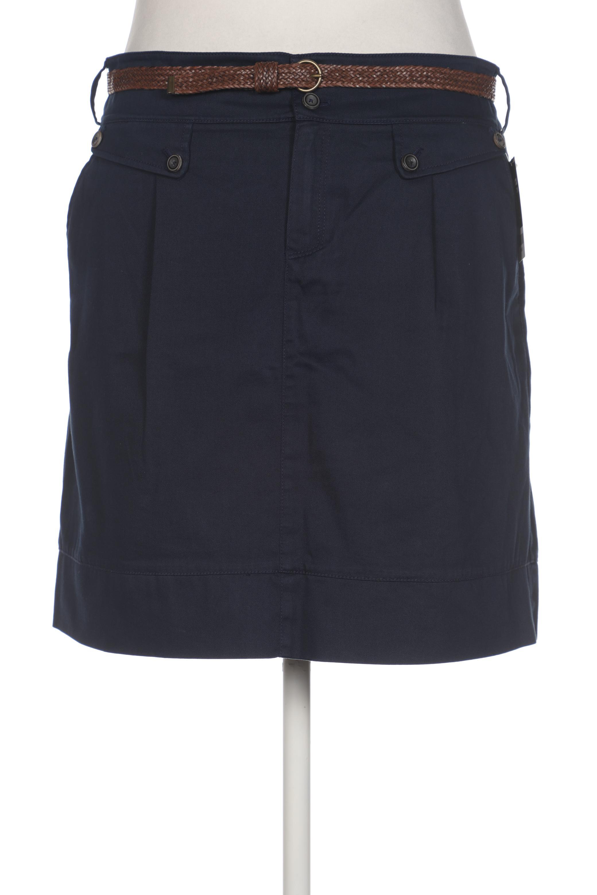 

Massimo Dutti Damen Rock, marineblau, Gr. 44