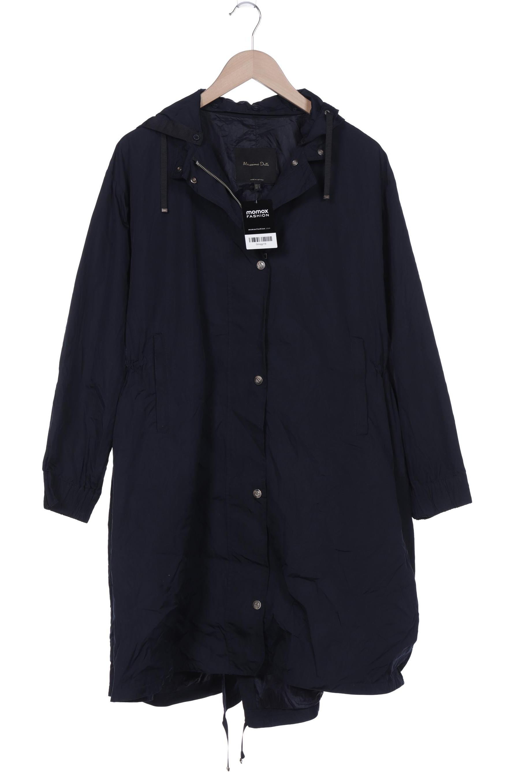 

Massimo Dutti Damen Mantel, marineblau, Gr. 38
