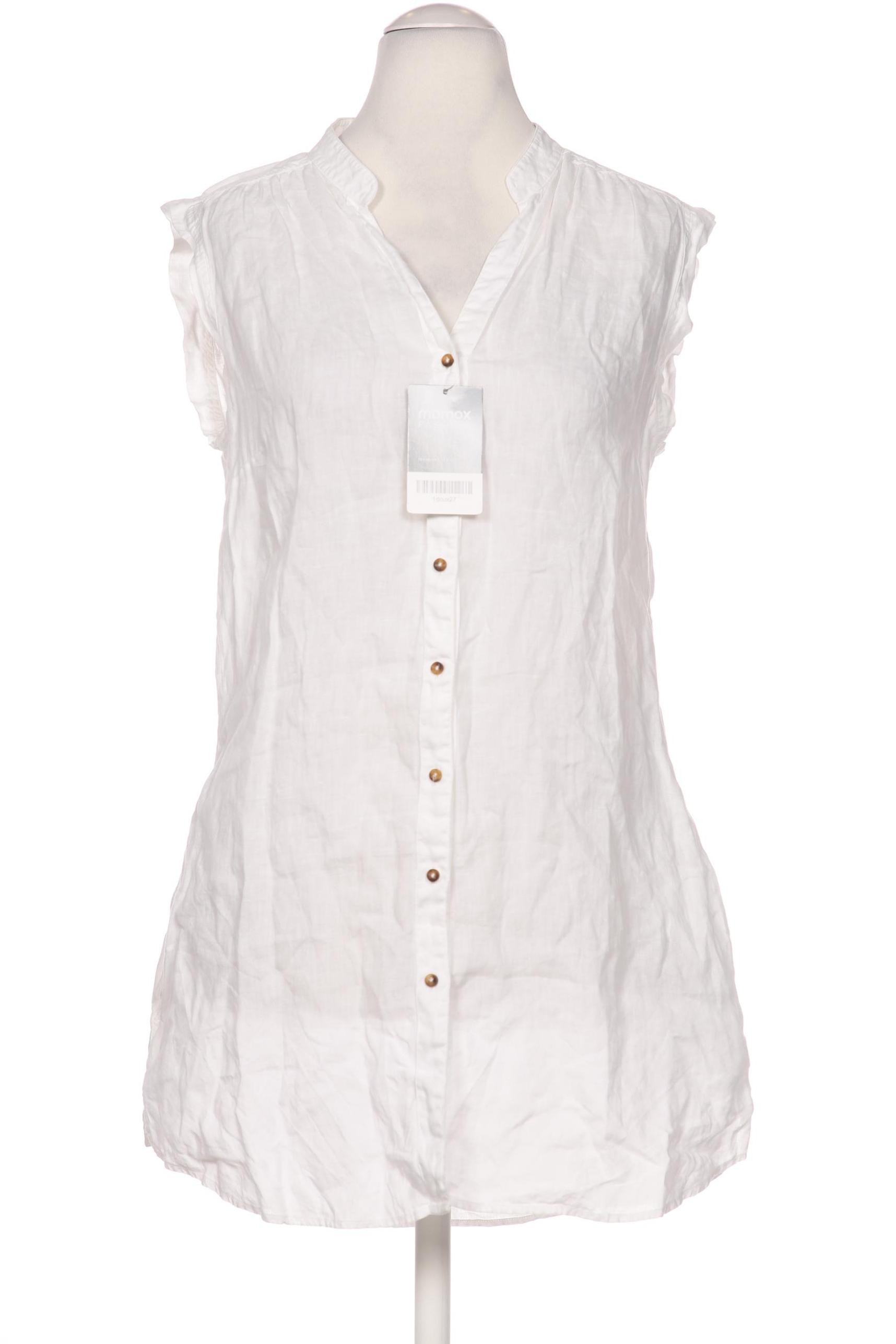 

Massimo Dutti Damen Bluse, weiß, Gr. 40