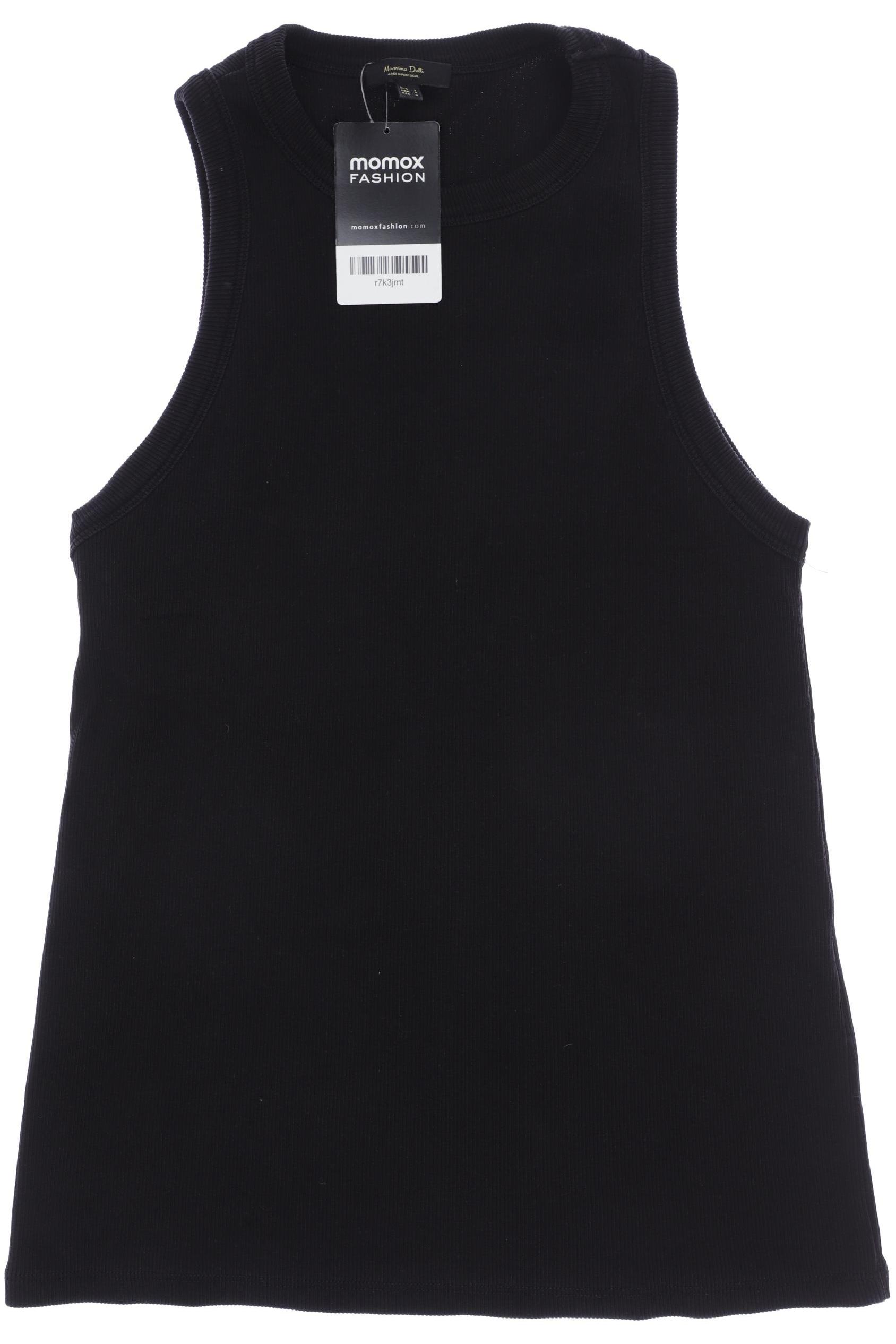 

Massimo Dutti Damen Top, schwarz, Gr. 42