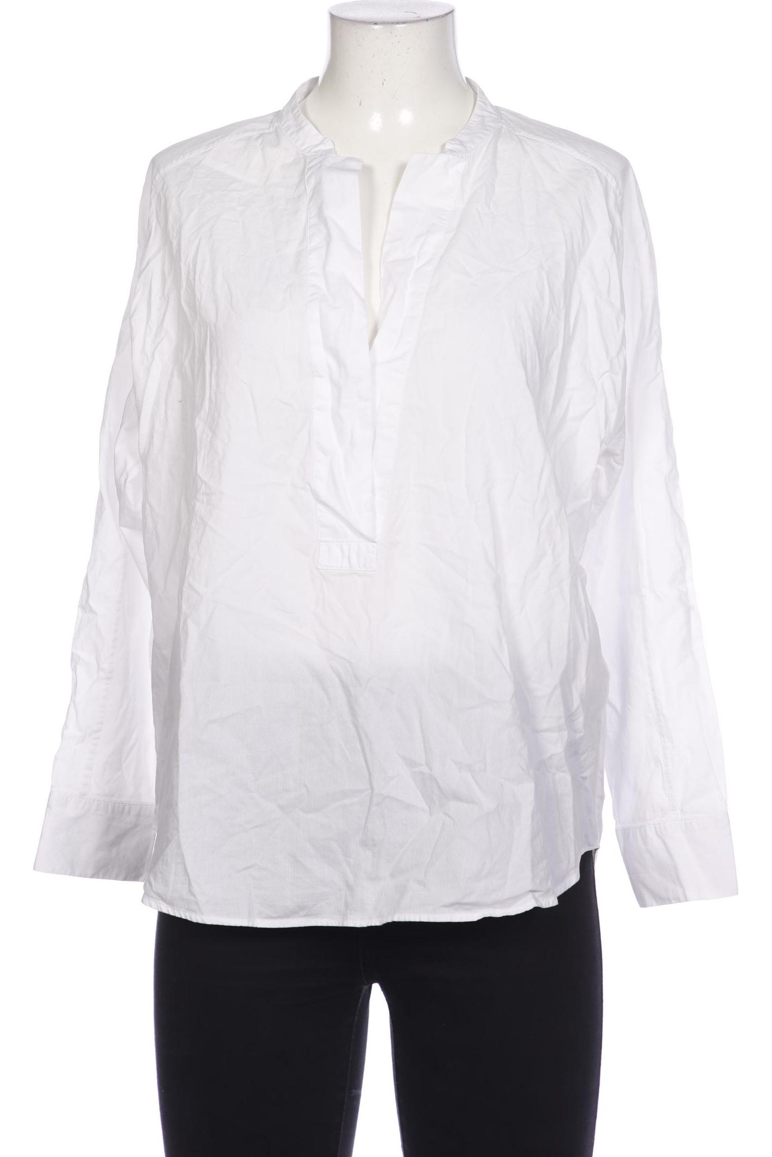 

Massimo Dutti Damen Bluse, weiß, Gr. 42