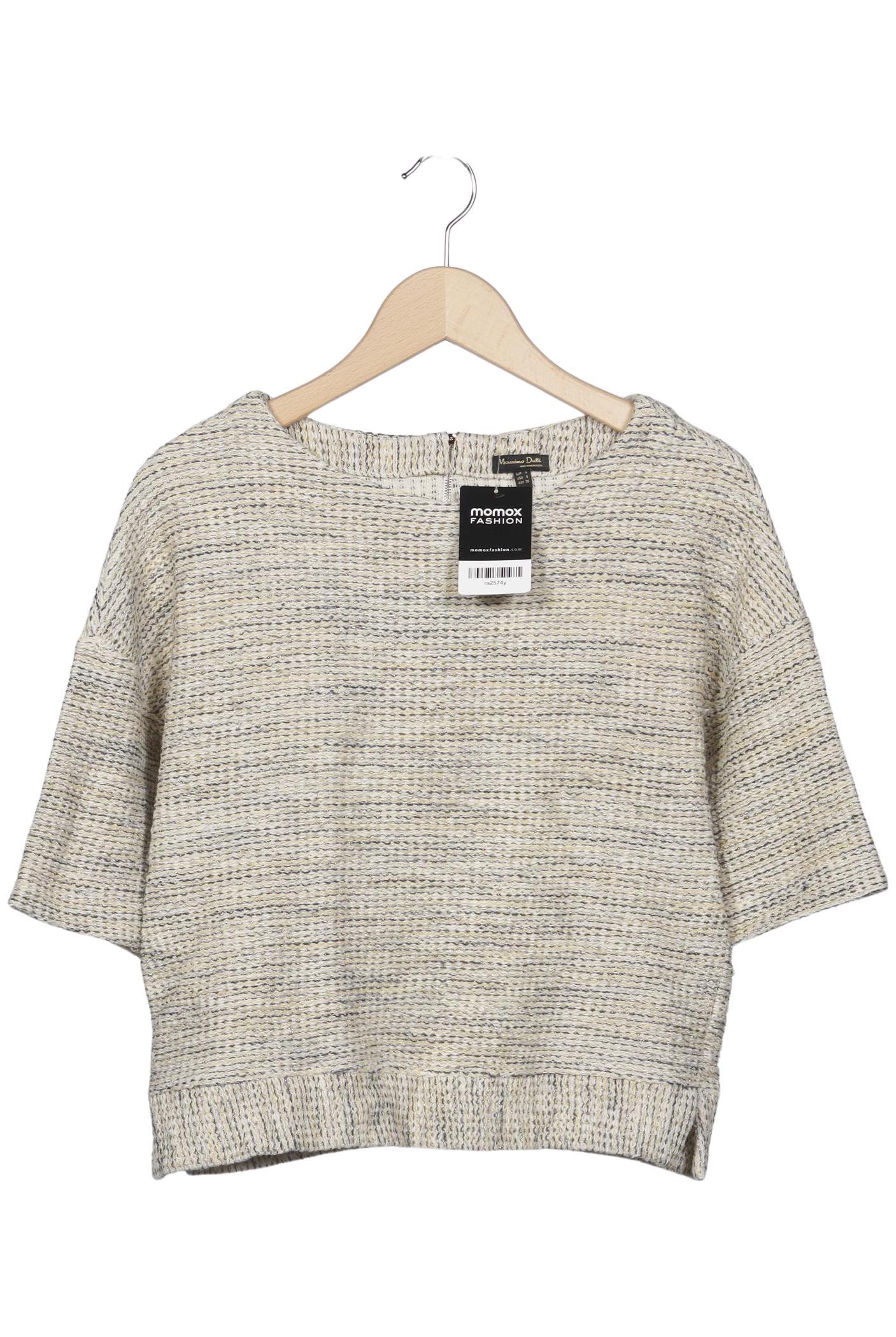 

Massimo Dutti Damen Sweatshirt, beige, Gr. 36