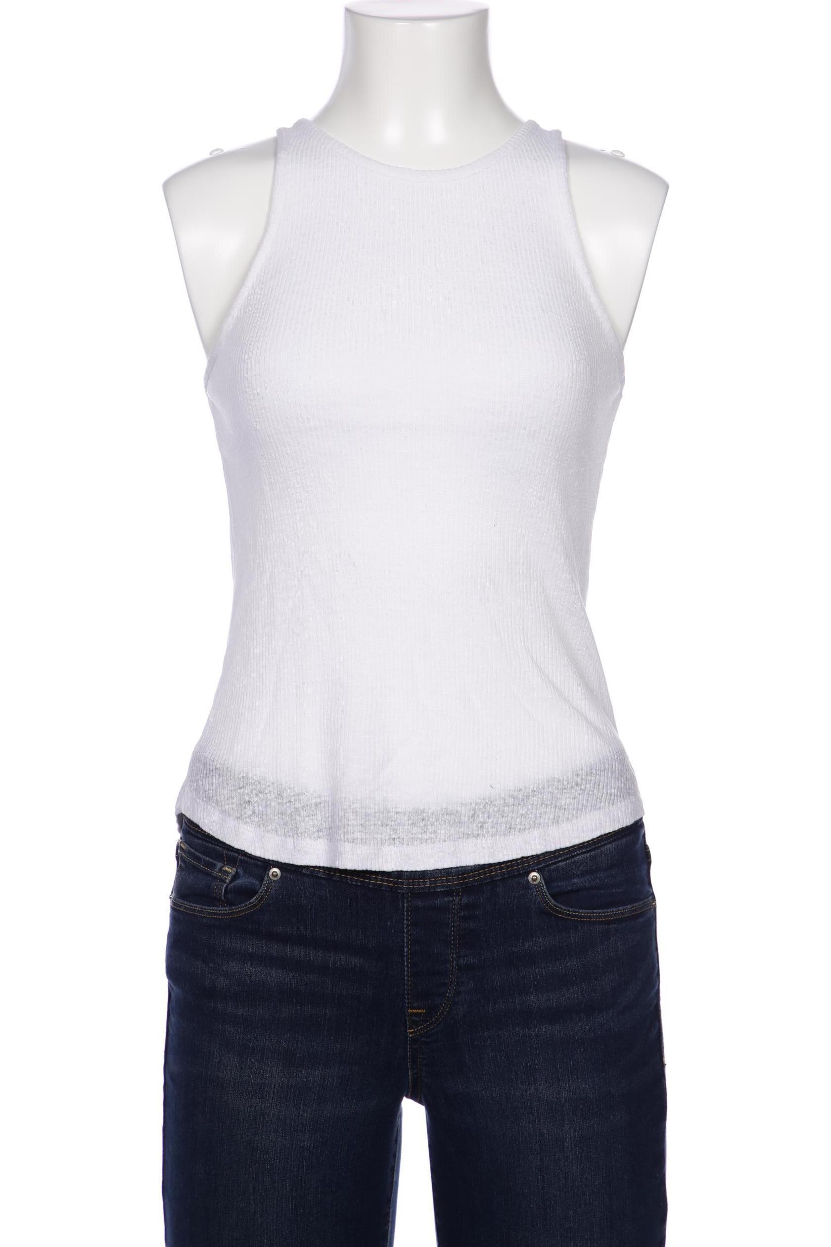 

Massimo Dutti Damen Top, weiß, Gr. 34