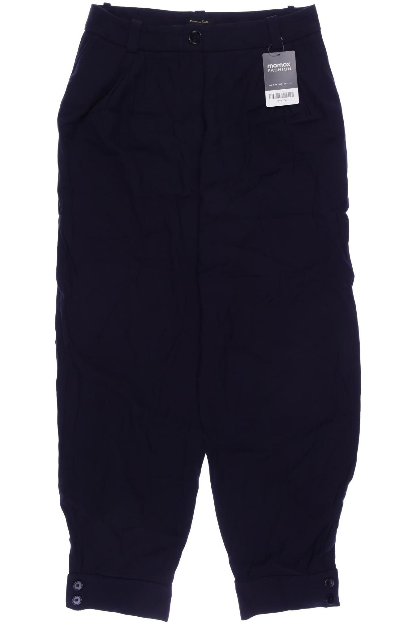 

Massimo Dutti Damen Stoffhose, marineblau