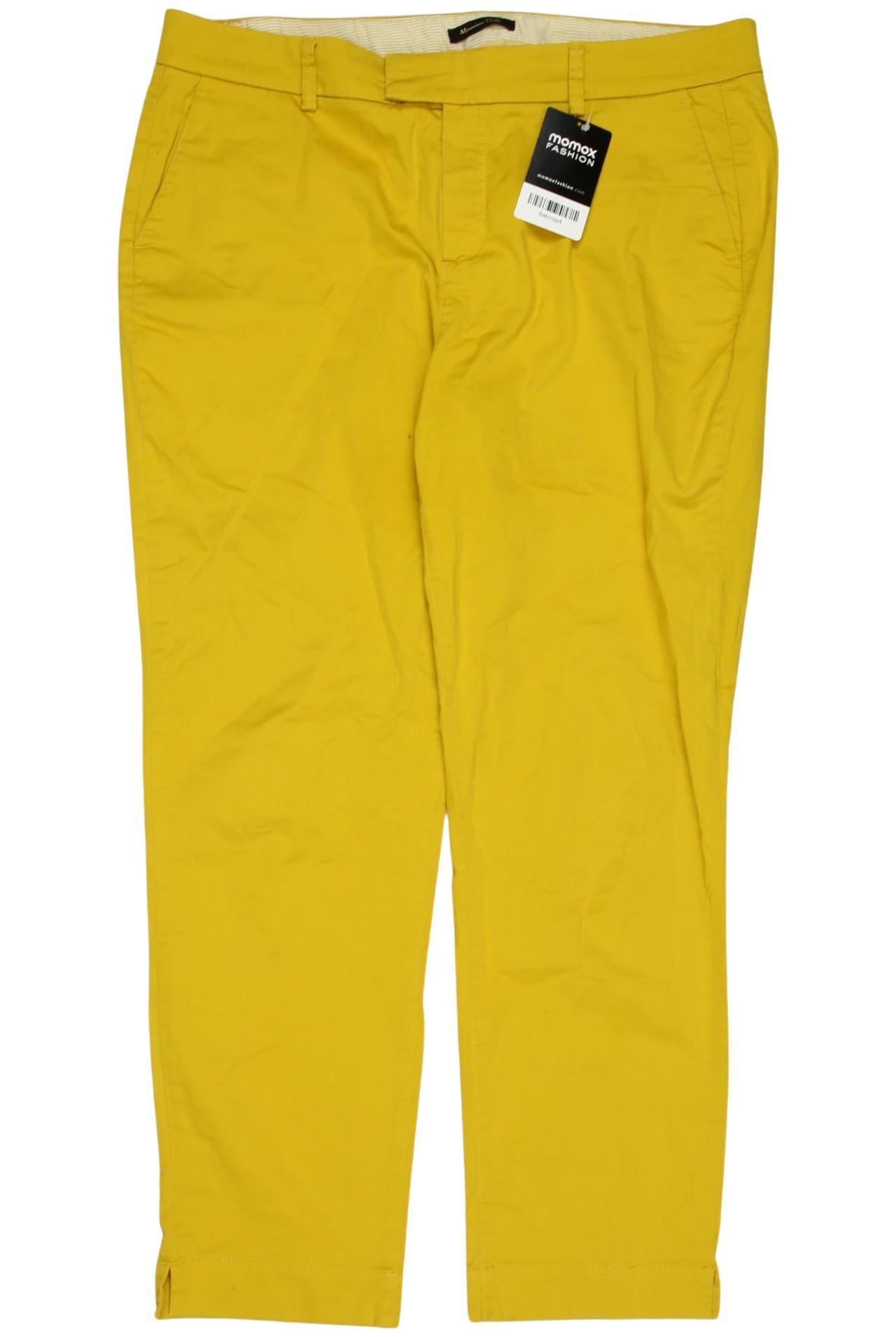 

Massimo Dutti Damen Stoffhose, gelb, Gr. 42