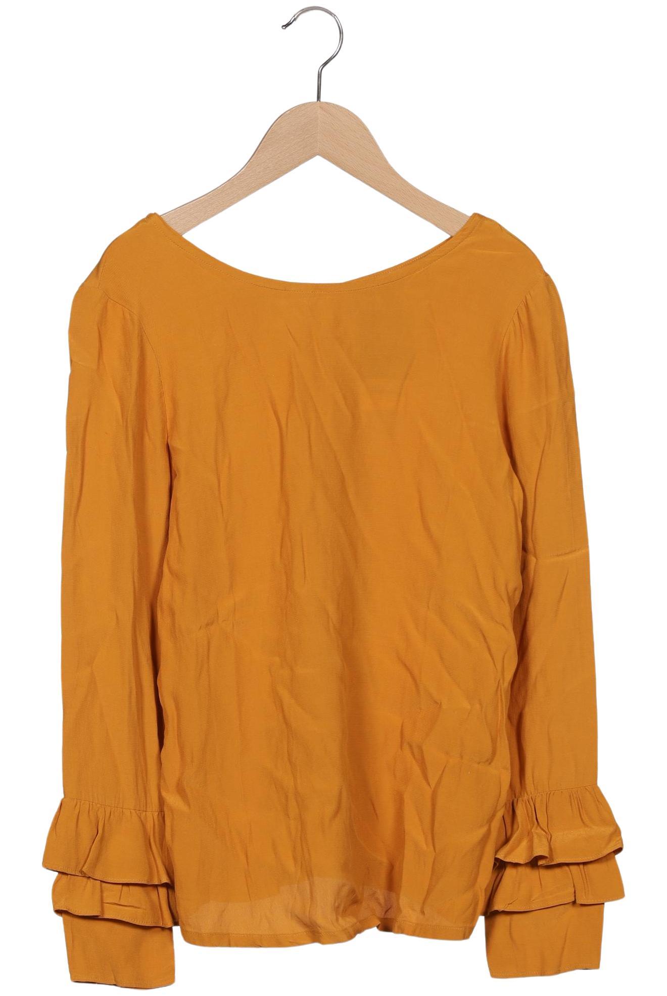 

Massimo Dutti Damen Langarmshirt, orange, Gr. 34