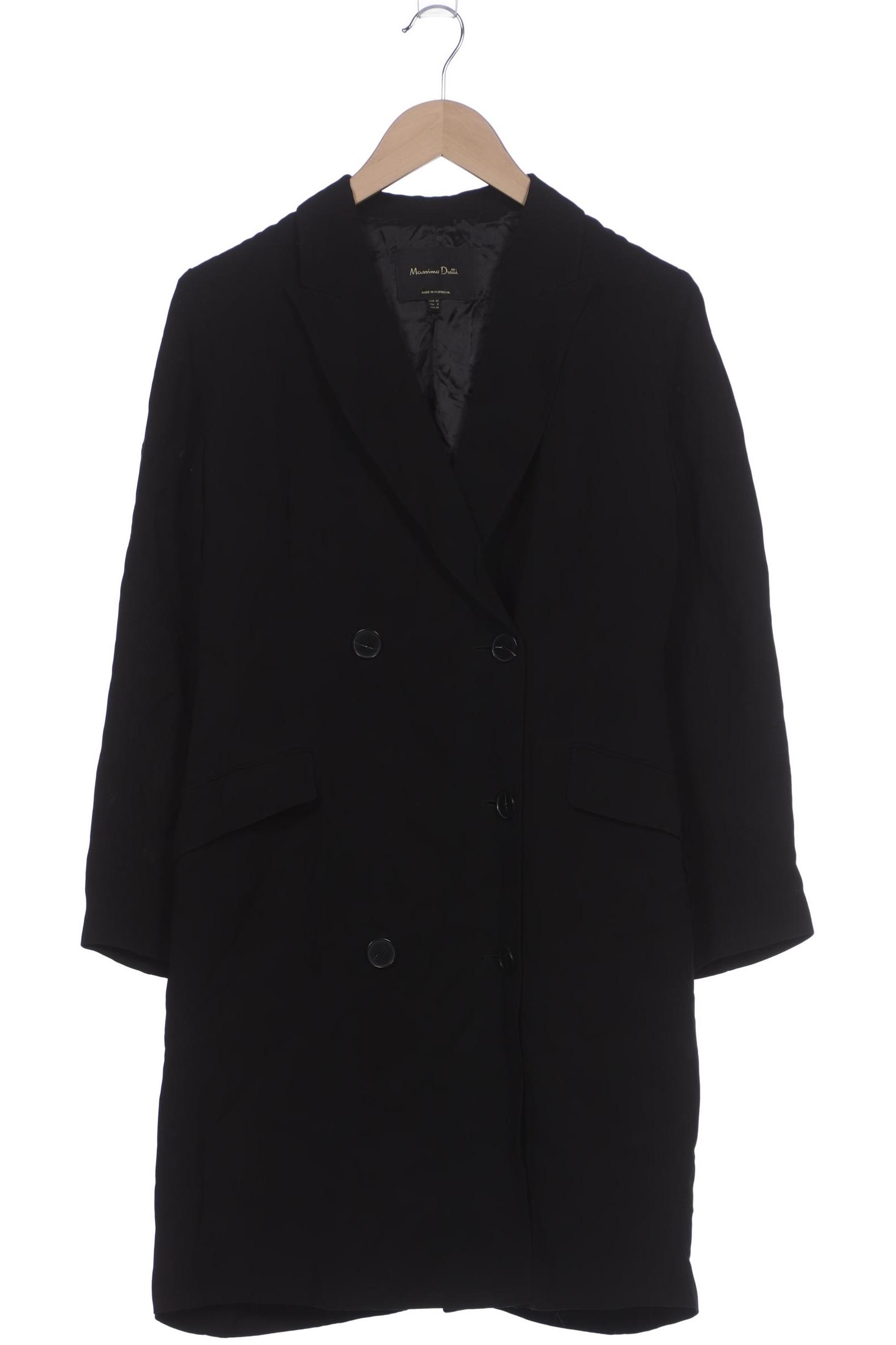 

Massimo Dutti Damen Mantel, schwarz, Gr. 40