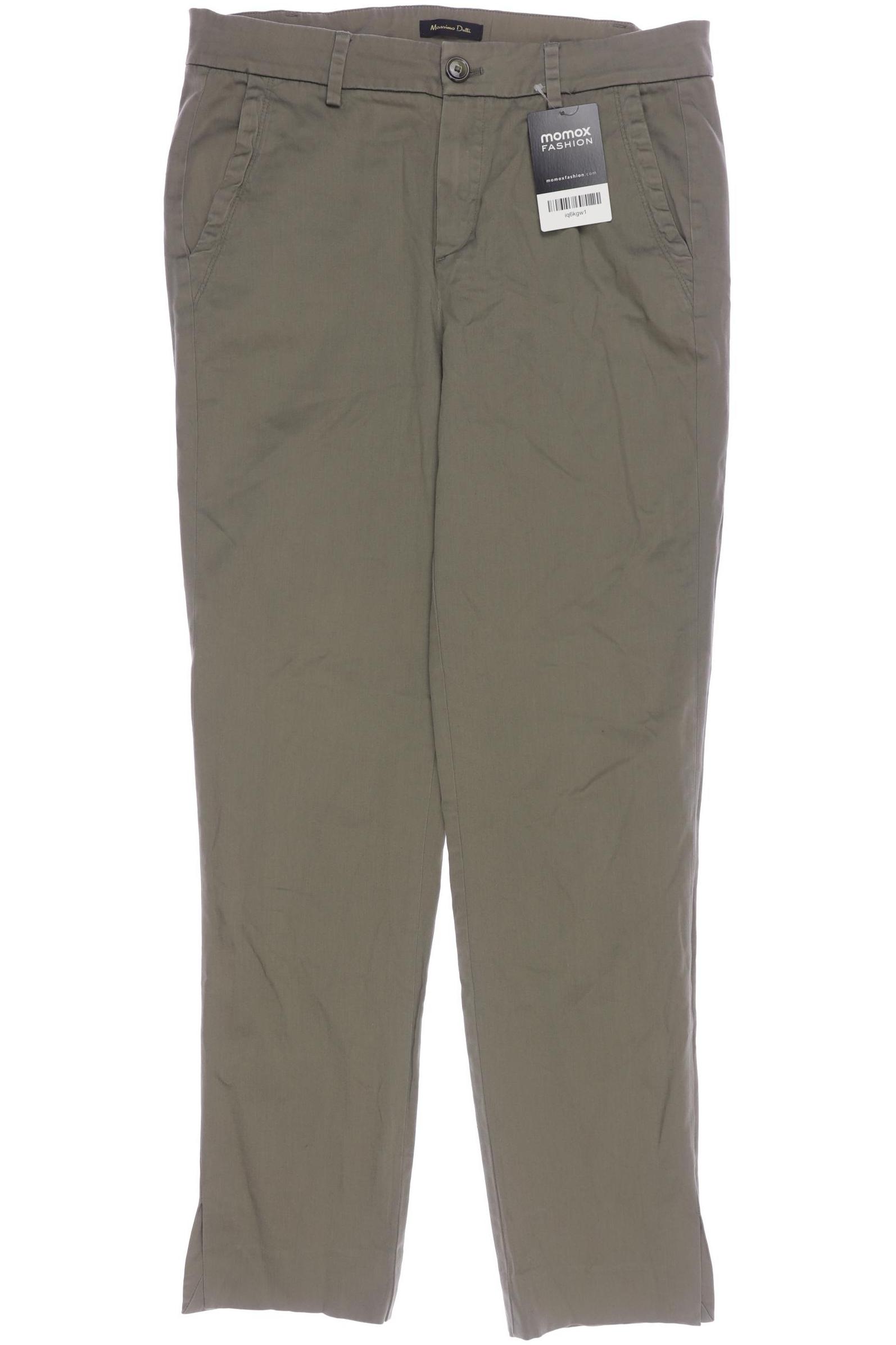 

Massimo Dutti Damen Stoffhose, grün, Gr. 36