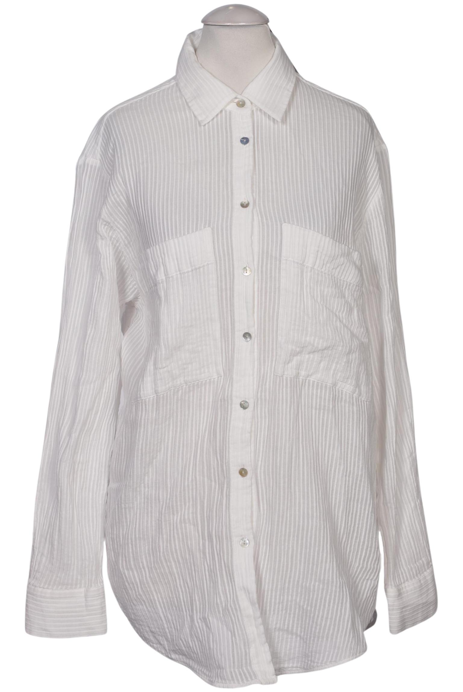 

Massimo Dutti Damen Bluse, weiß, Gr. 34