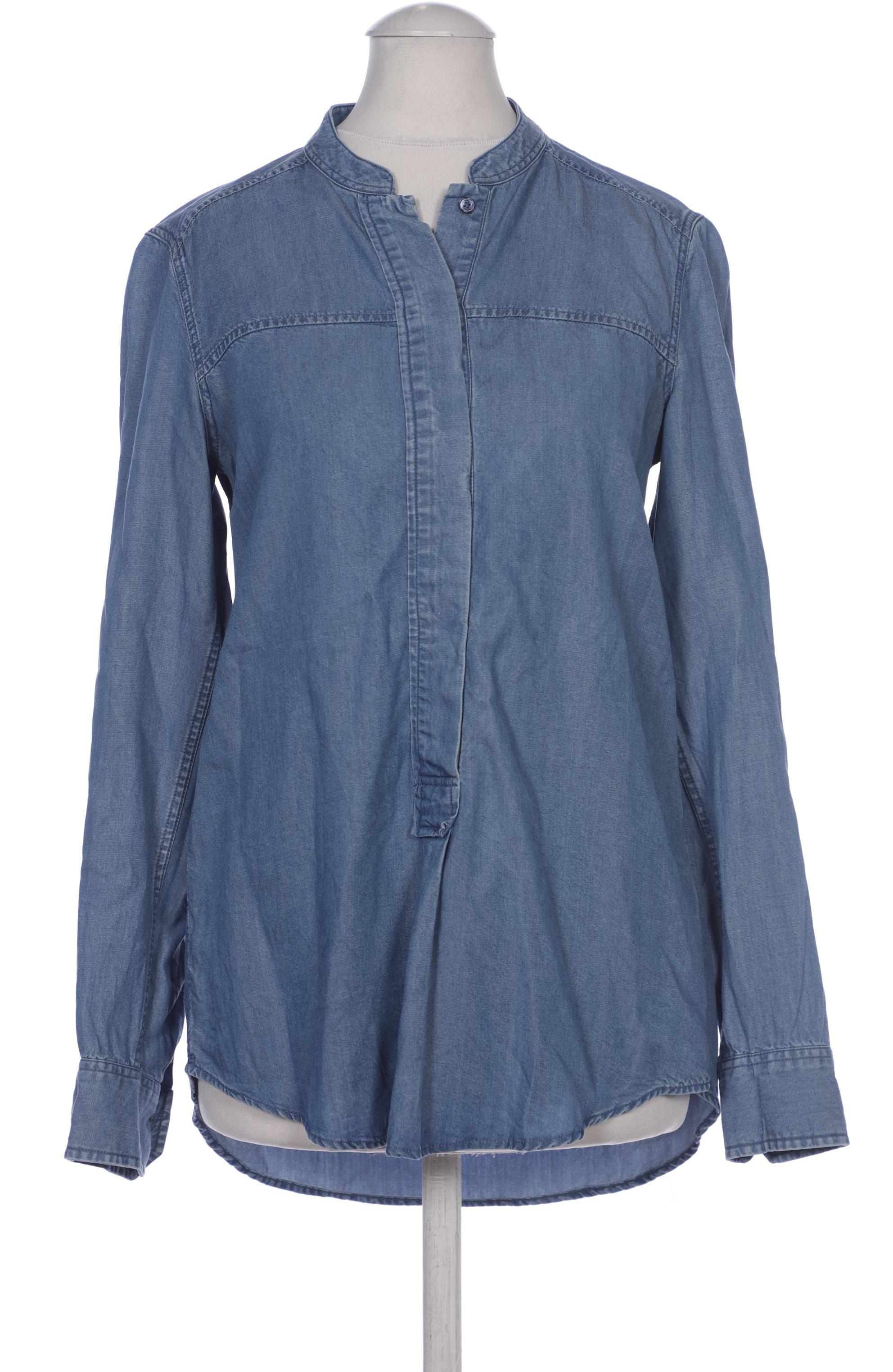 

Massimo Dutti Damen Bluse, blau, Gr. 34