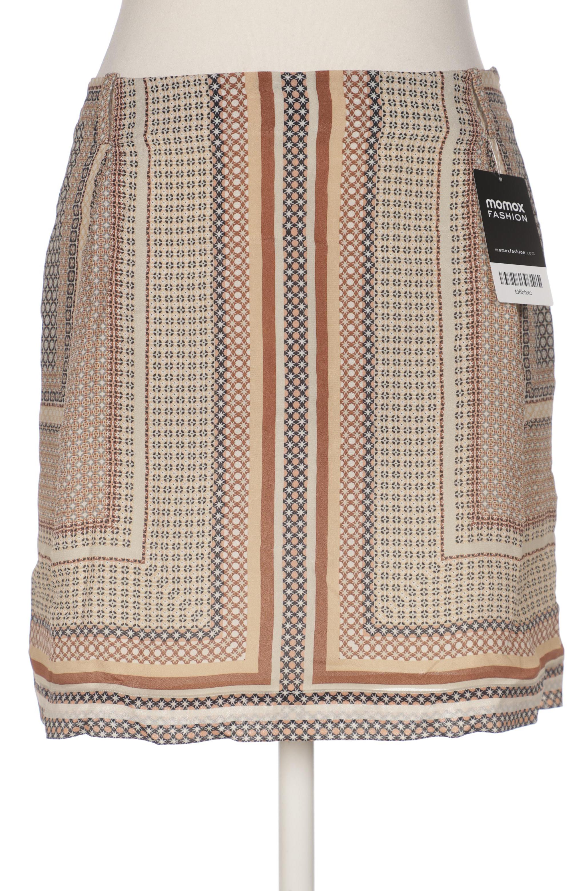 

Massimo Dutti Damen Rock, beige, Gr. 38
