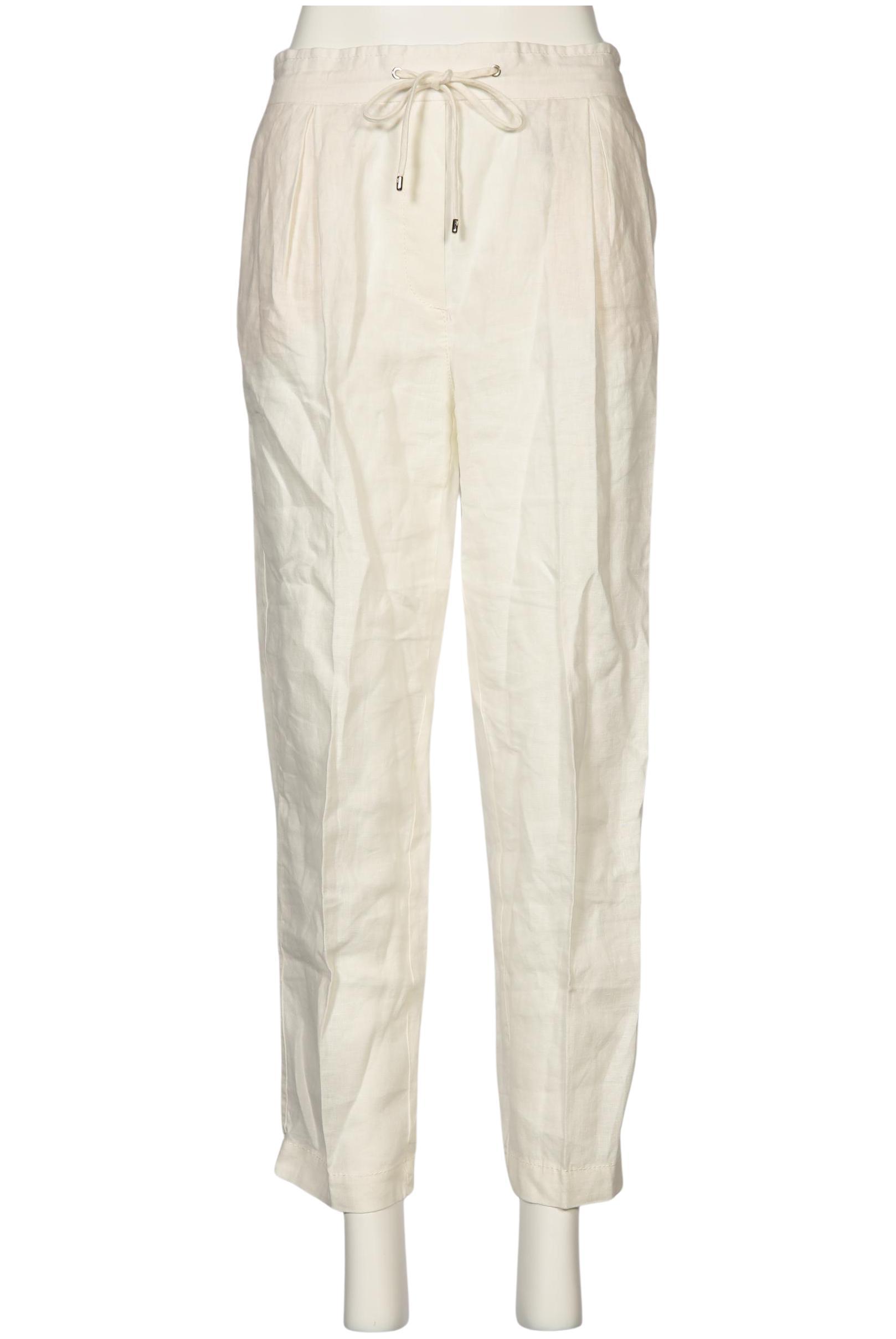 

Massimo Dutti Damen Stoffhose, cremeweiß, Gr. 40