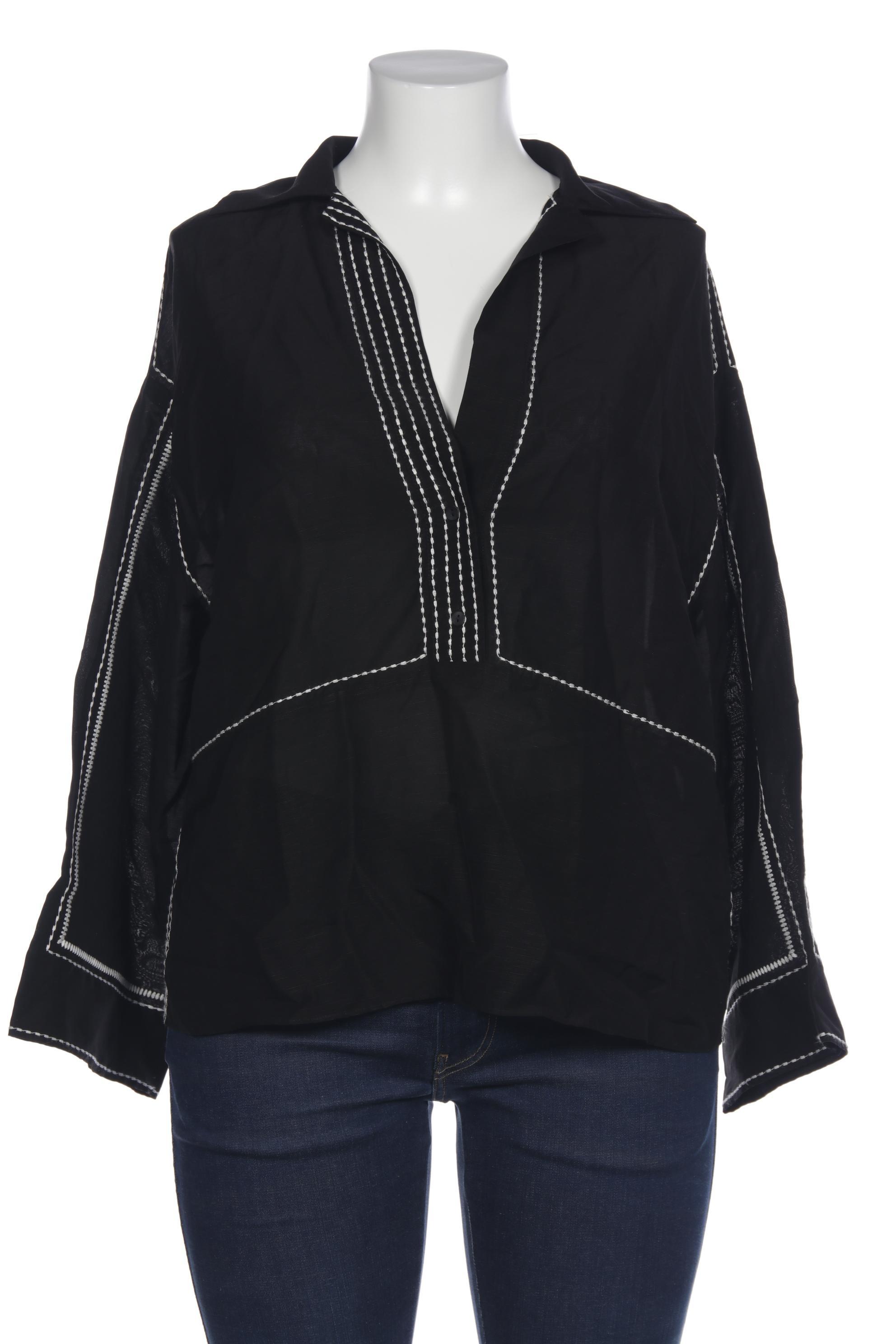 

Massimo Dutti Damen Bluse, schwarz, Gr. 36
