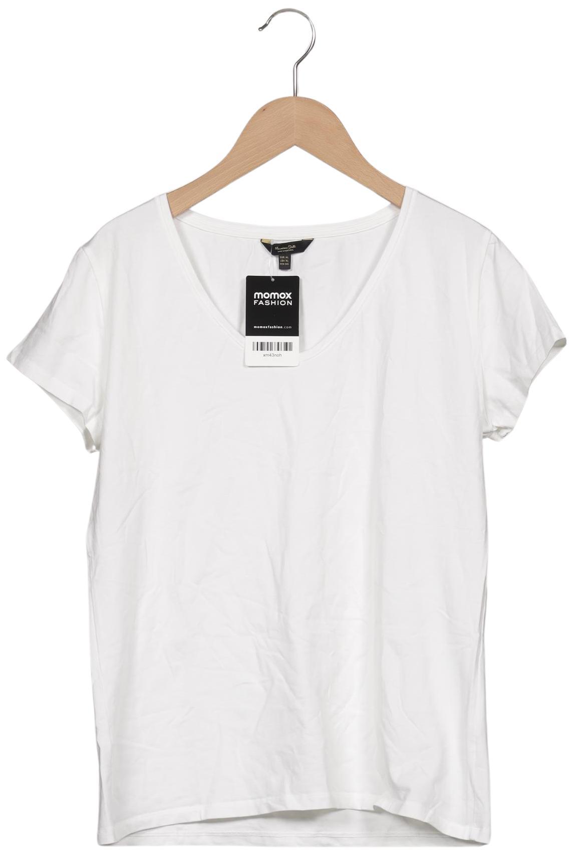 

Massimo Dutti Damen T-Shirt, weiß, Gr. 44