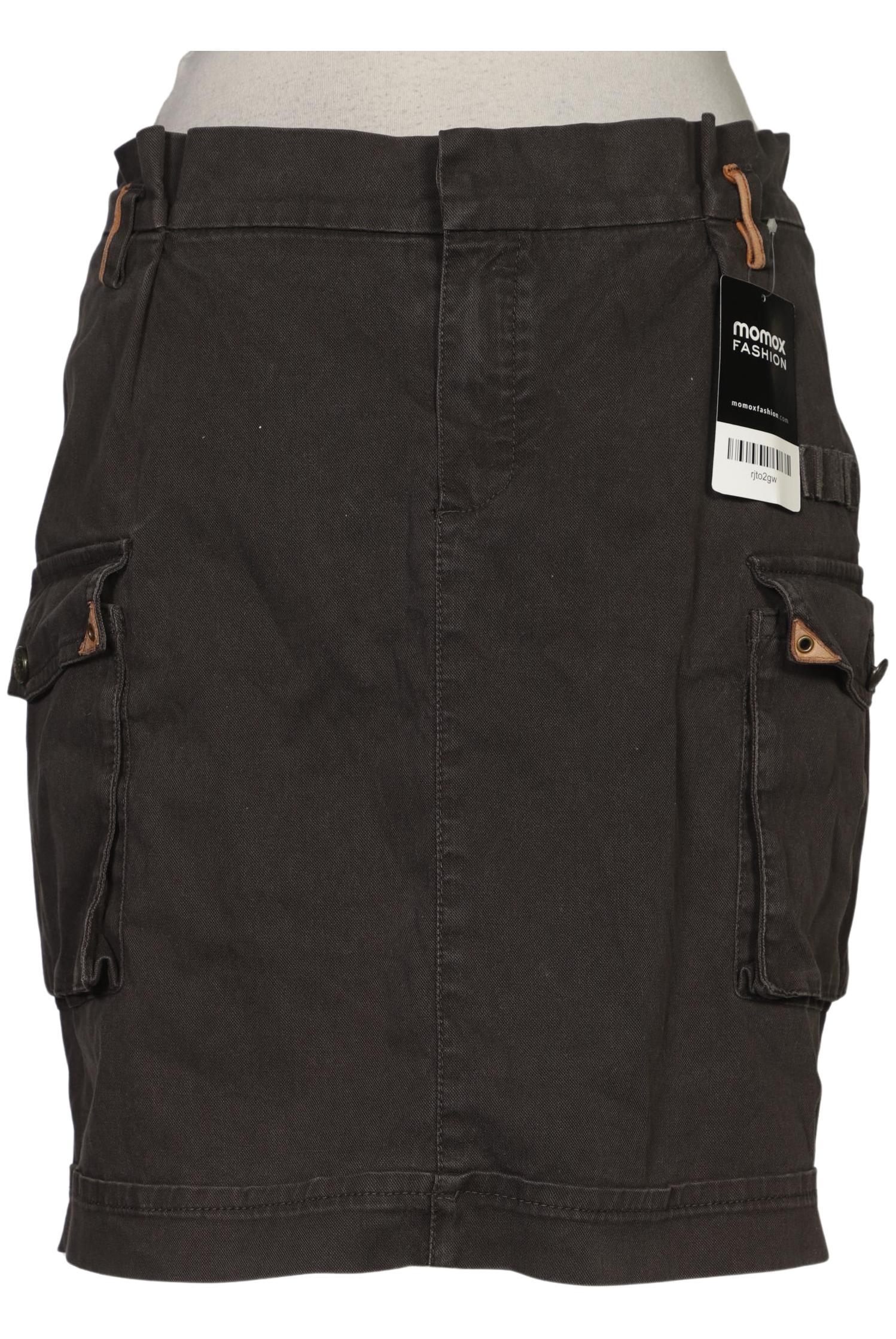 

Massimo Dutti Damen Rock, grau, Gr. 31