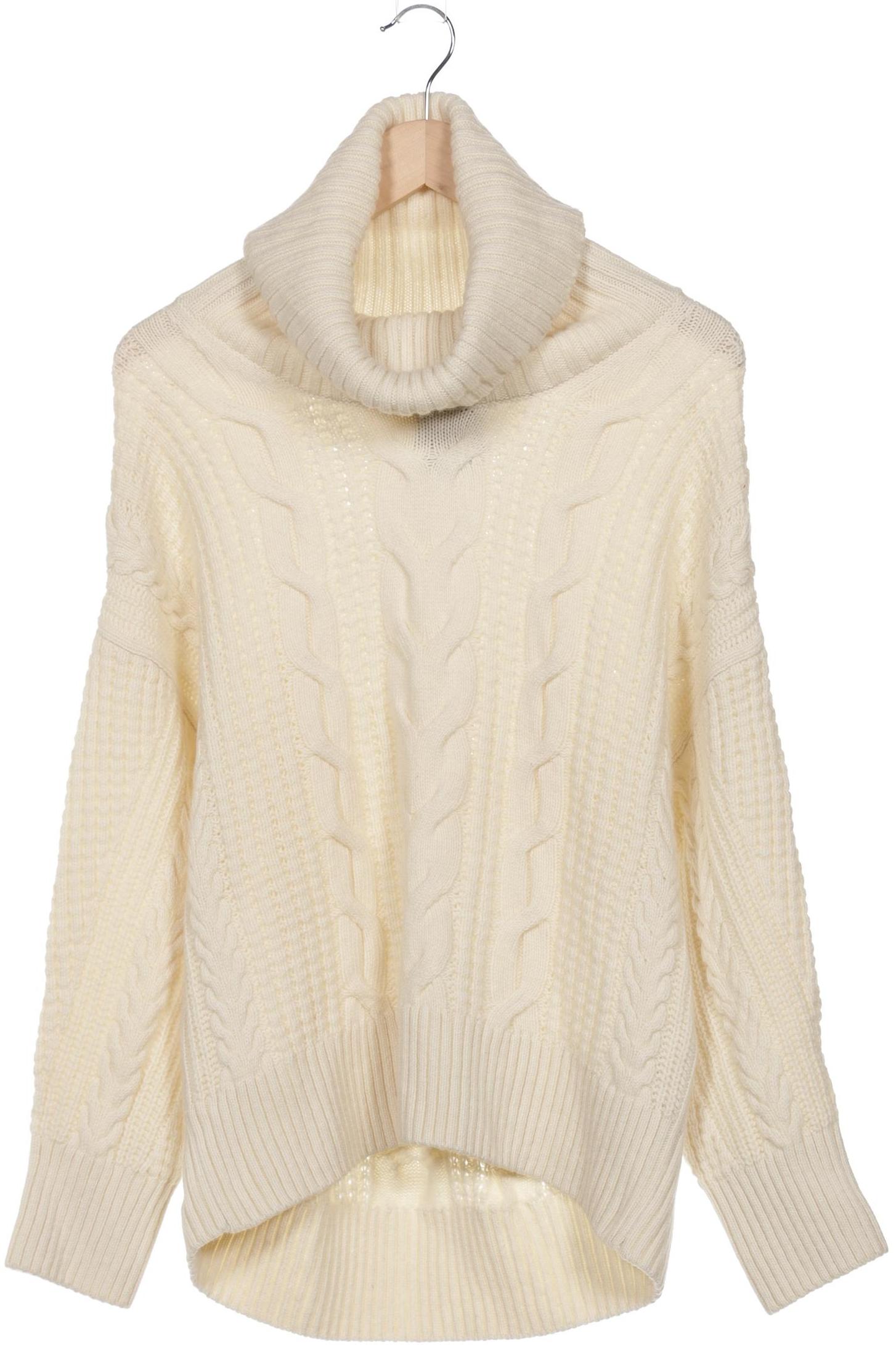 

Massimo Dutti Damen Pullover, cremeweiß, Gr. 36